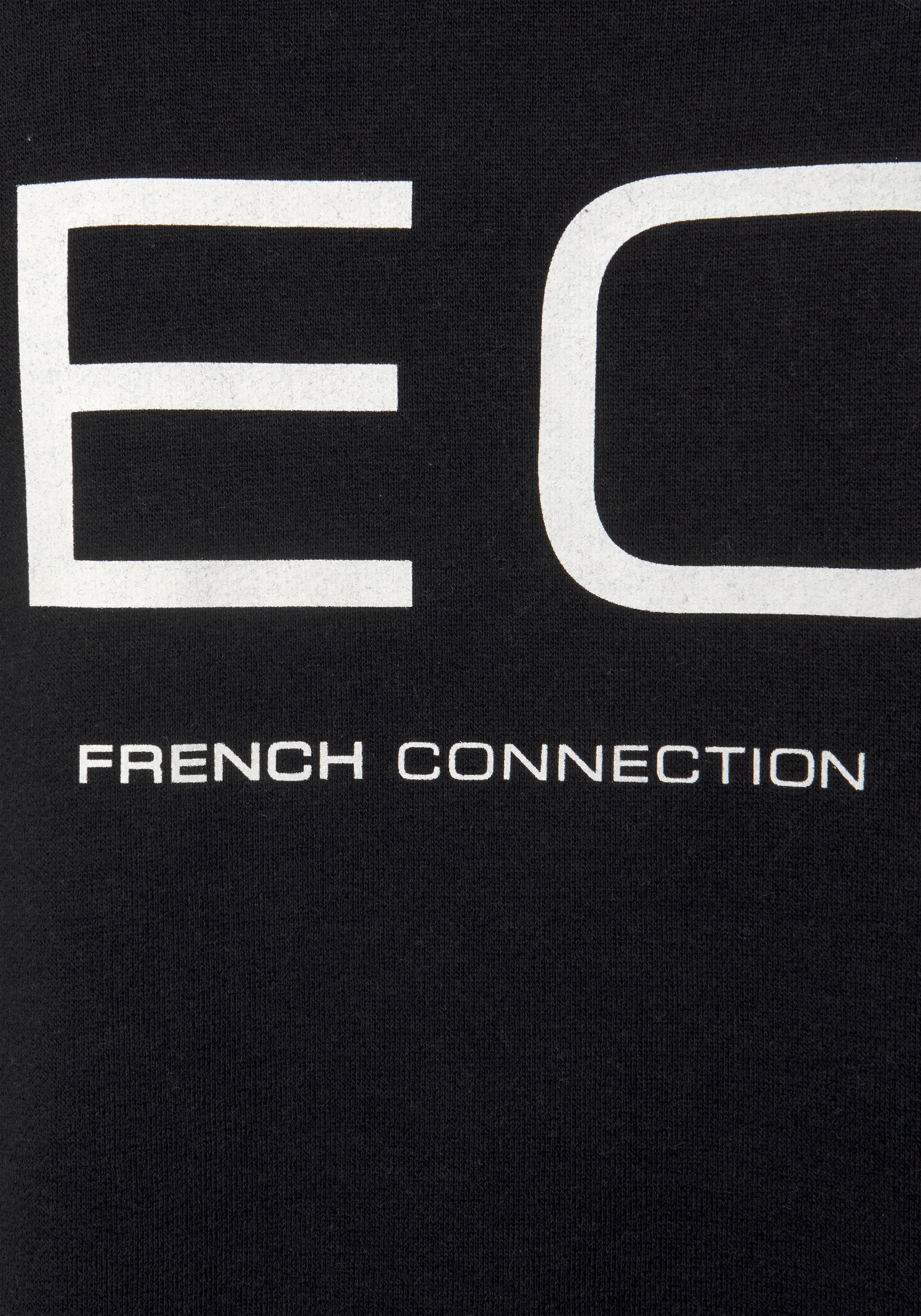 French Connection Sweatshirt, mit Schriftzug auf dem Rücken