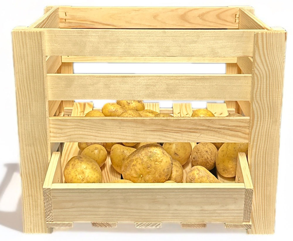 promadino Holzkiste »Kartoffelkiste« BxTxH: 40x36x33 cm
