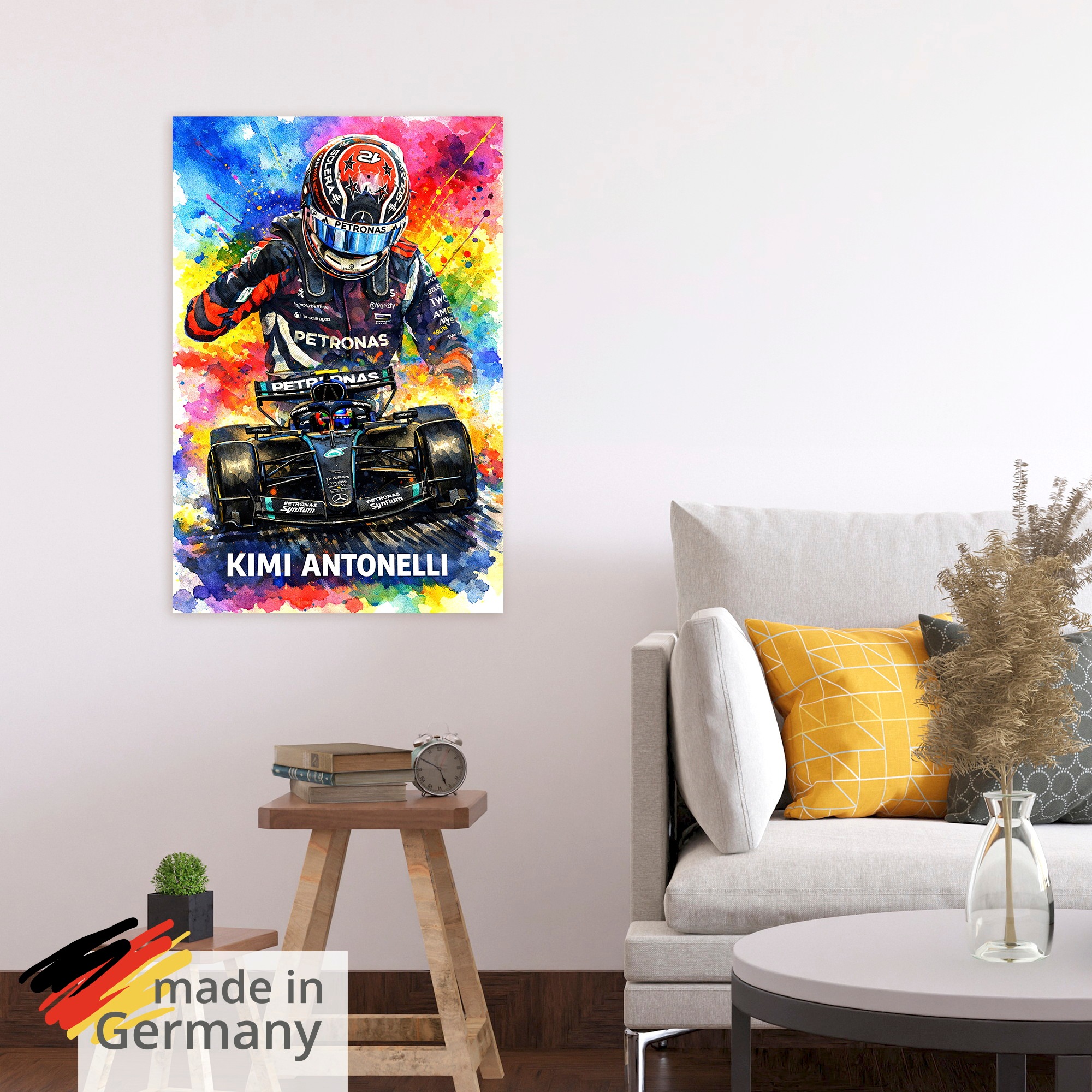 Artland Wandbild »Kimi Antonelli - ein aufgehender Stern« 1 Stk. tlg. als Alubild, Leinwandbild, Poster, Wandaufkleber in verschied. Größen