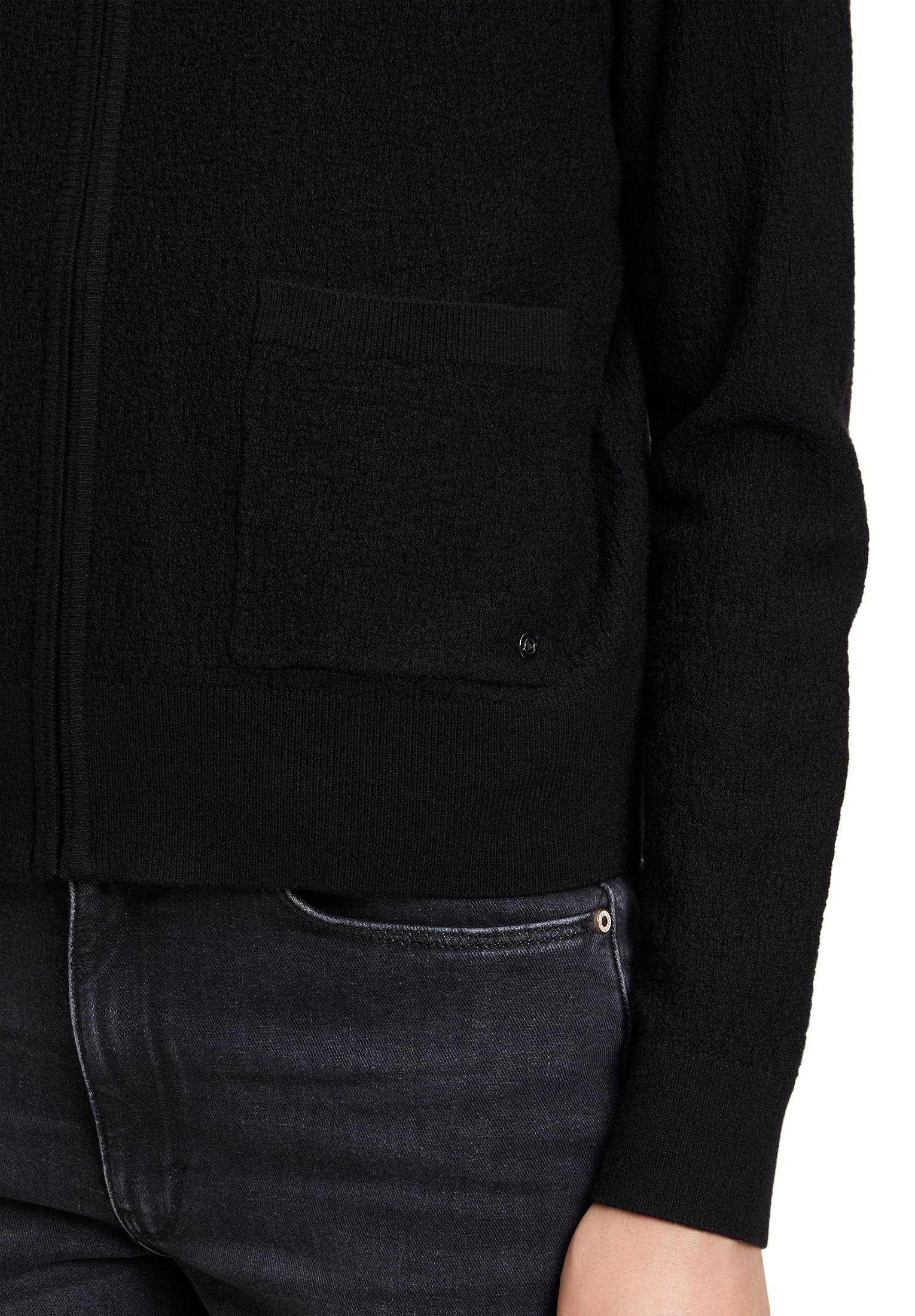 Betty&Co Strickjacke »Betty & Co Damen Strick-Cardigan mit Reißverschluss«