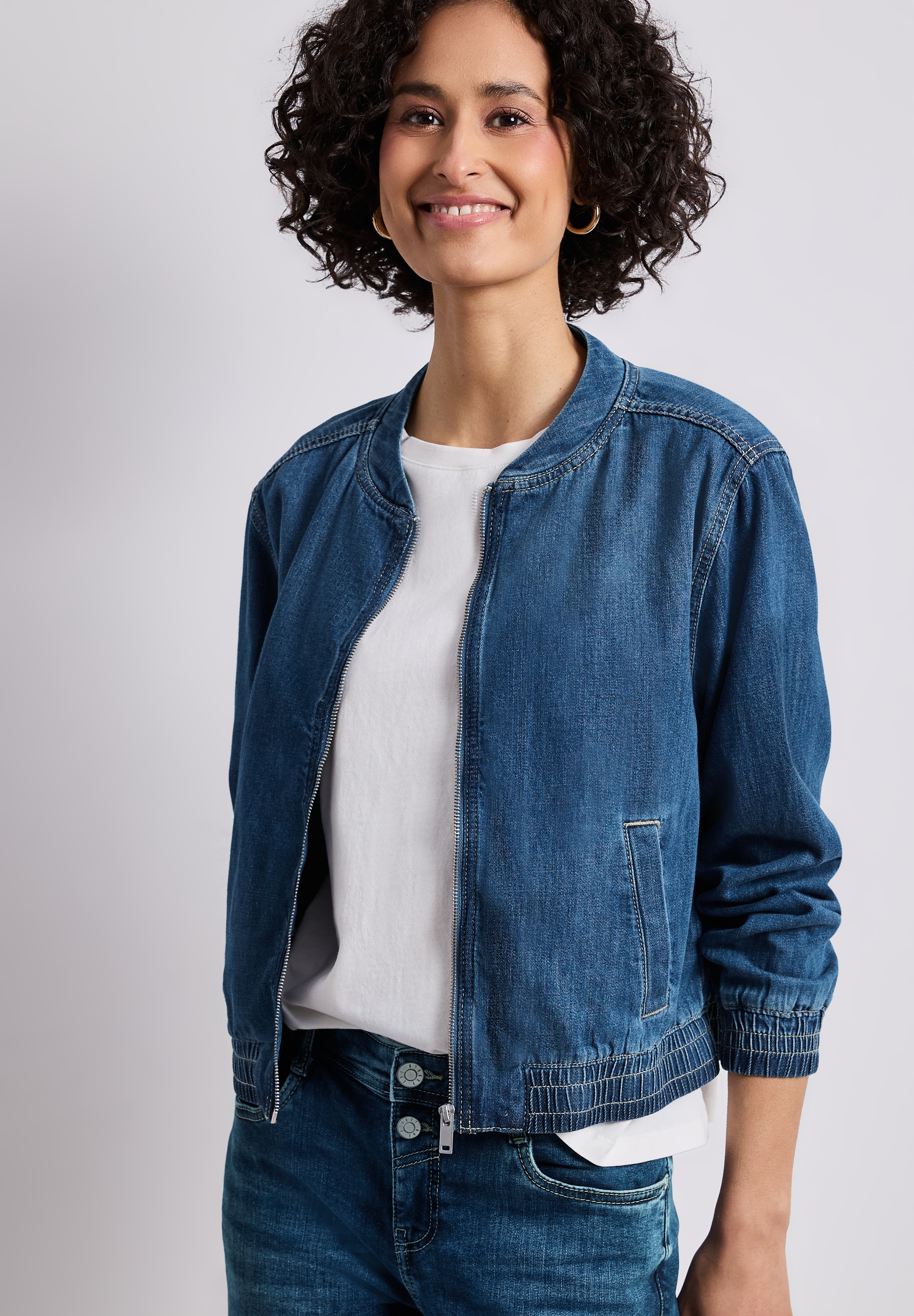 STREET ONE ohne Kapuze im Denim-Style