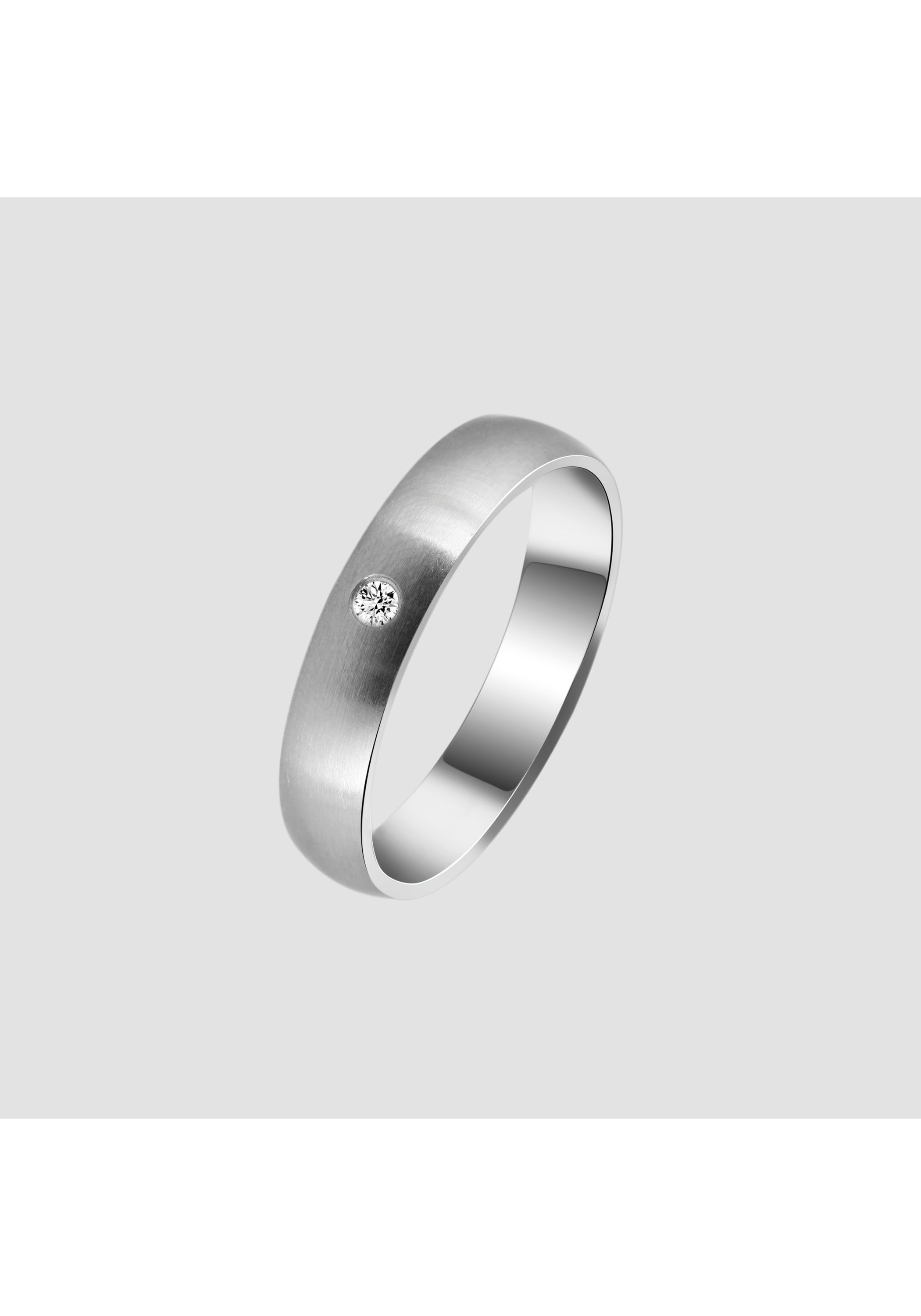 AKZENT Partnerring »Romantic Secret, silberfarbig, langlebig«