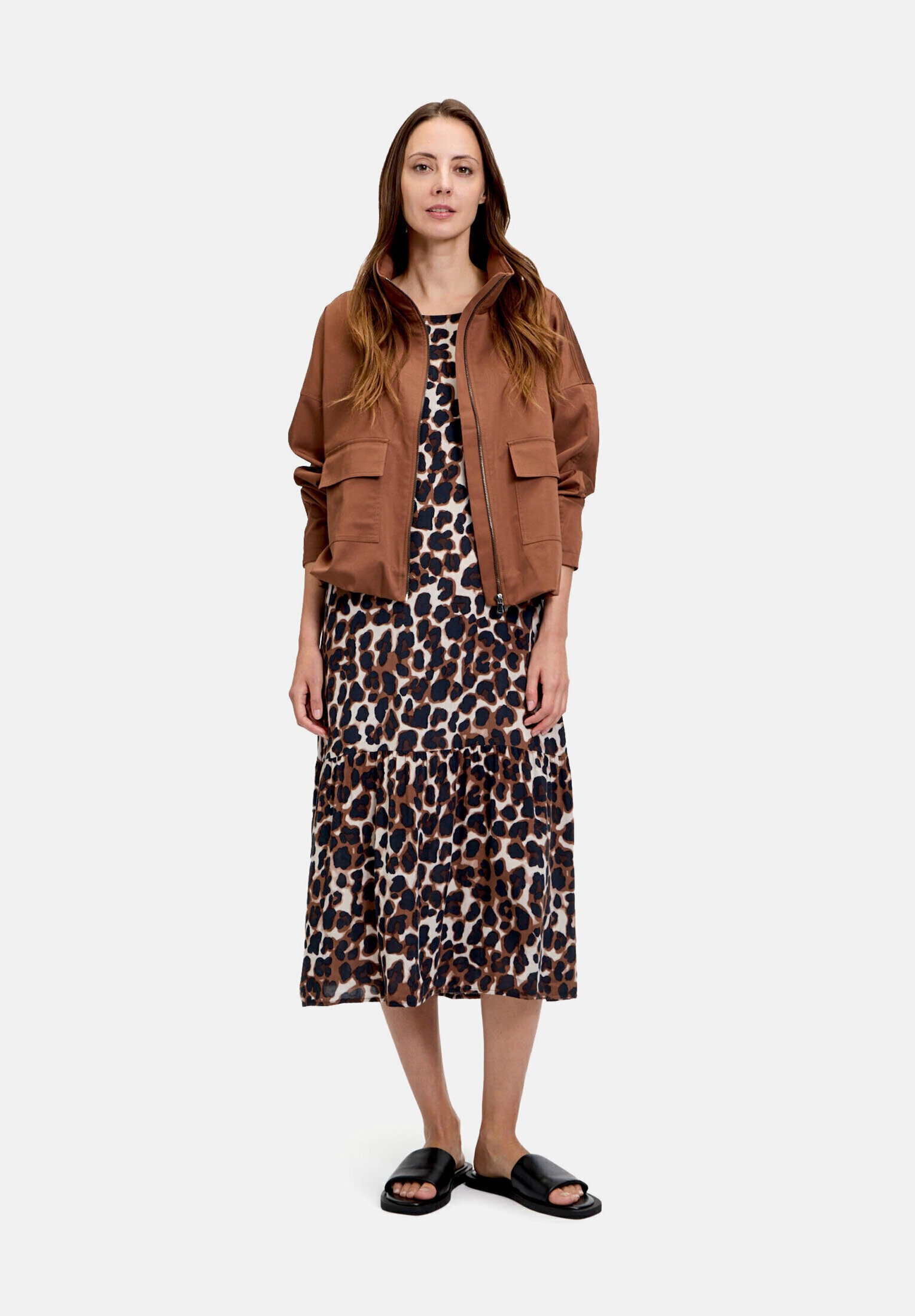Betty&Co Canvasjacke "Damen mit Taschen"