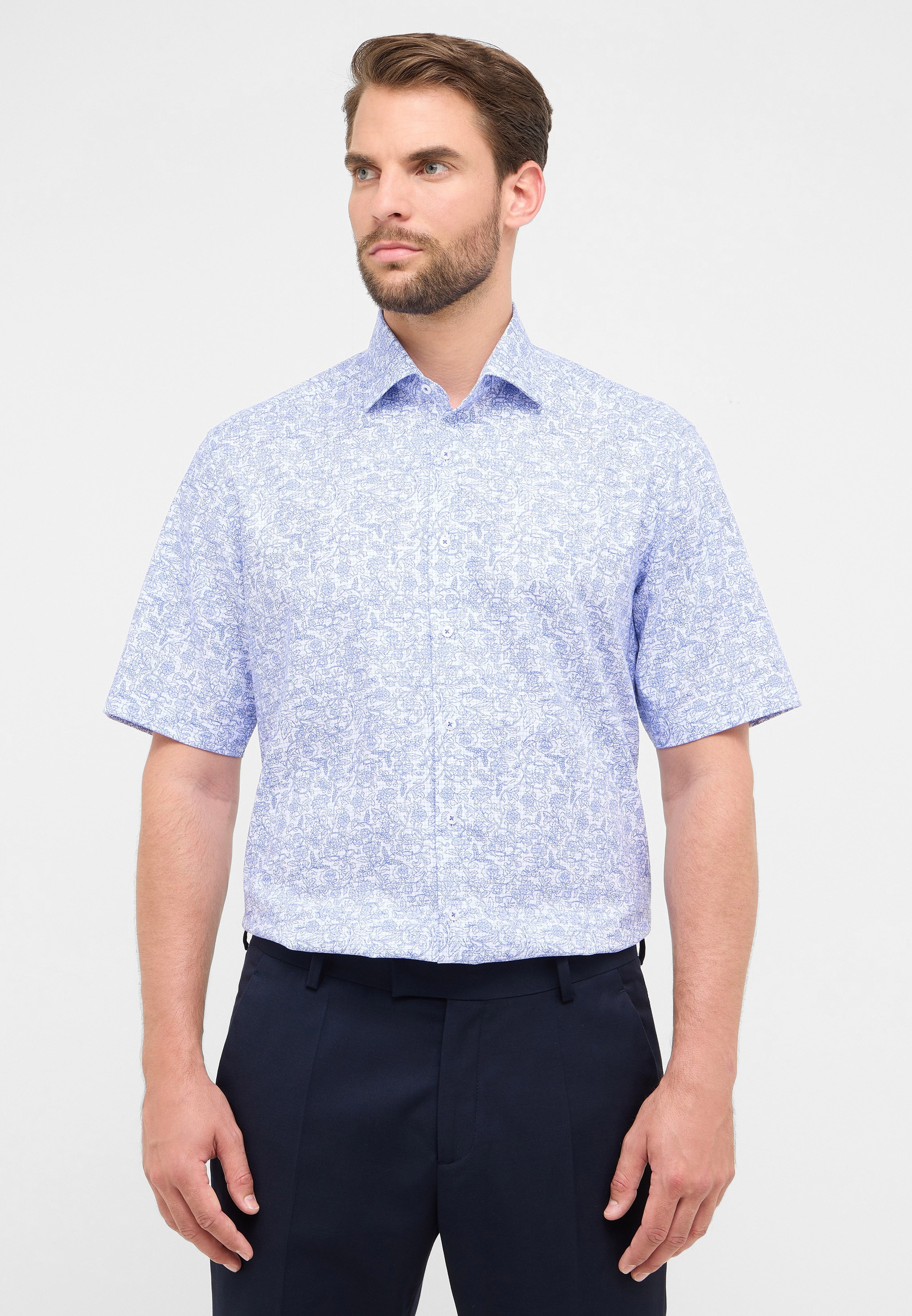Eterna Kurzarmhemd, NON IRON (bügelfrei) günstig online kaufen