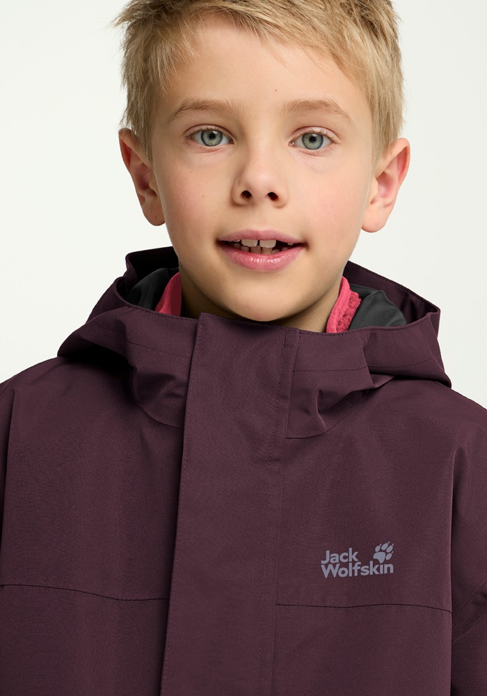 Jack Wolfskin 3-in-1-Funktionsjacke »3IN1 CANVEY KIDS«, mit Kapuze