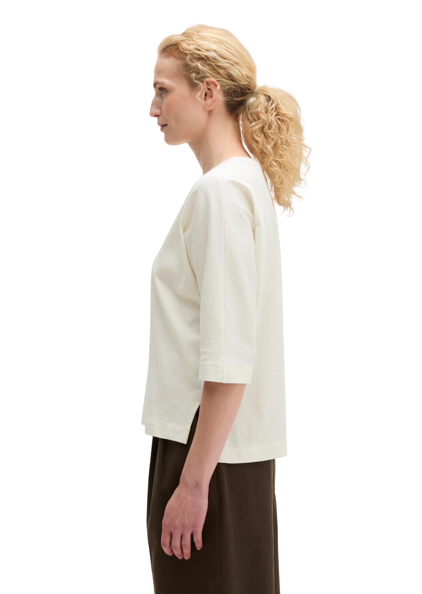Marc O'Polo T-Shirt »aus Feinstrick-Jersey«
