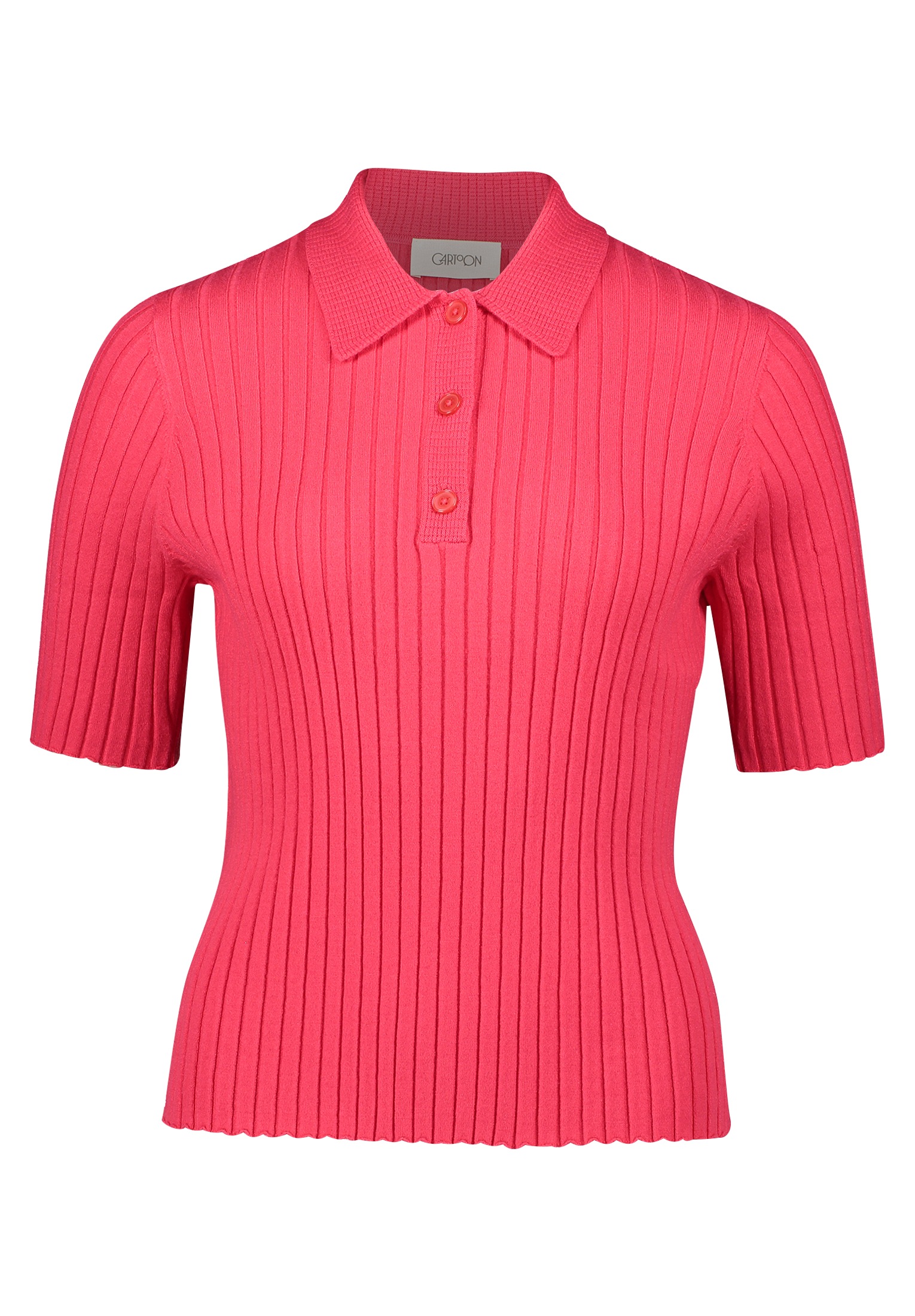 Cartoon Kurzarmshirt "Damen mit Kragen" 1 tlg. günstig online kaufen