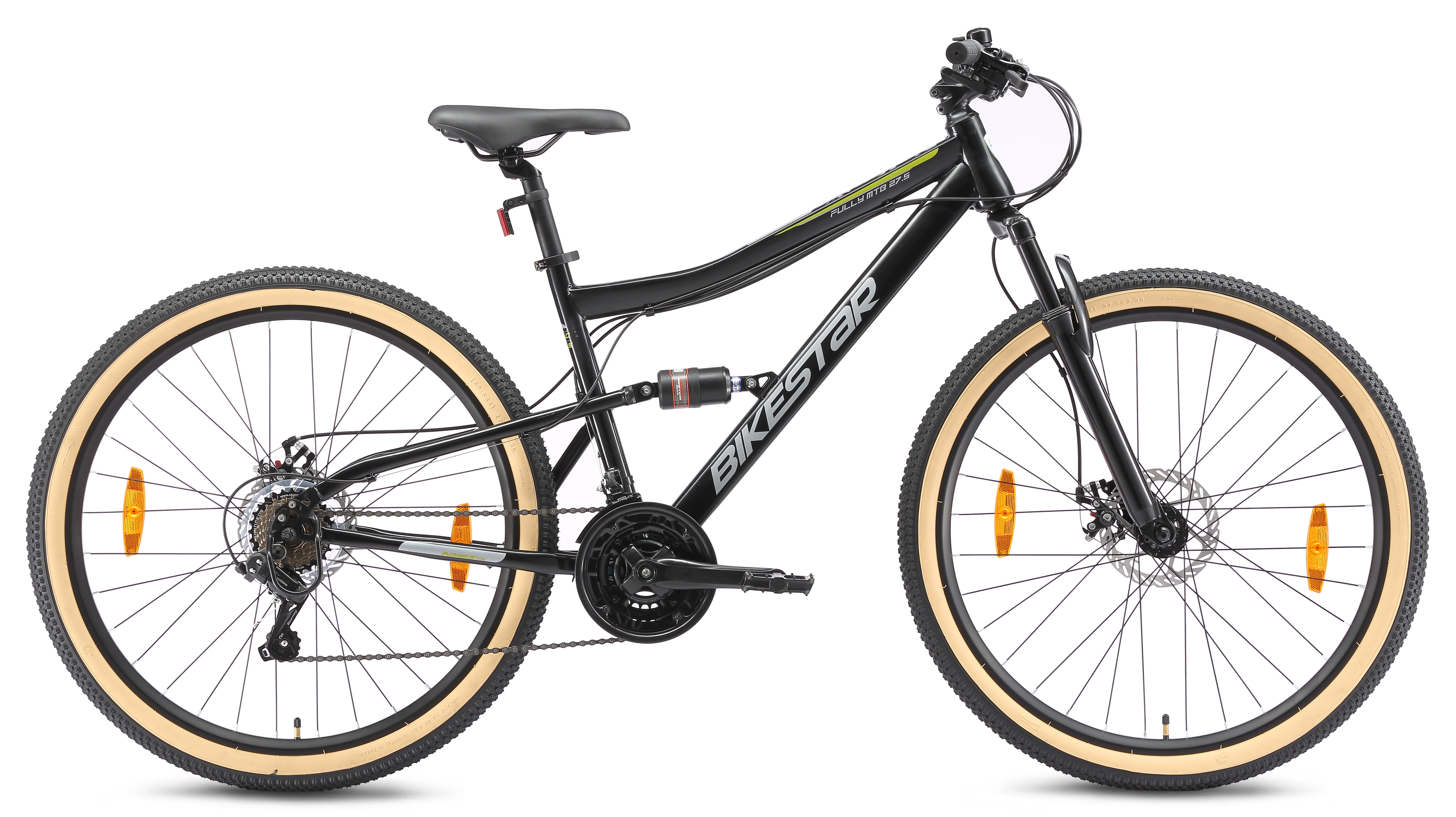 Bikestar Mountainbike 21 Gang Shimano RD-TY300 Schaltwerk Kettenschaltung für Damen und Herren, Kettenschaltung