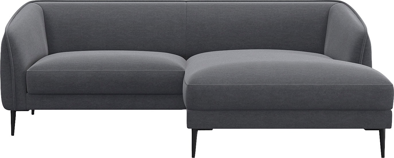FLEXLUX Ecksofa "Belle Designsofa, bequem durch Kaltschaum im Sitz, OTTOs C günstig online kaufen