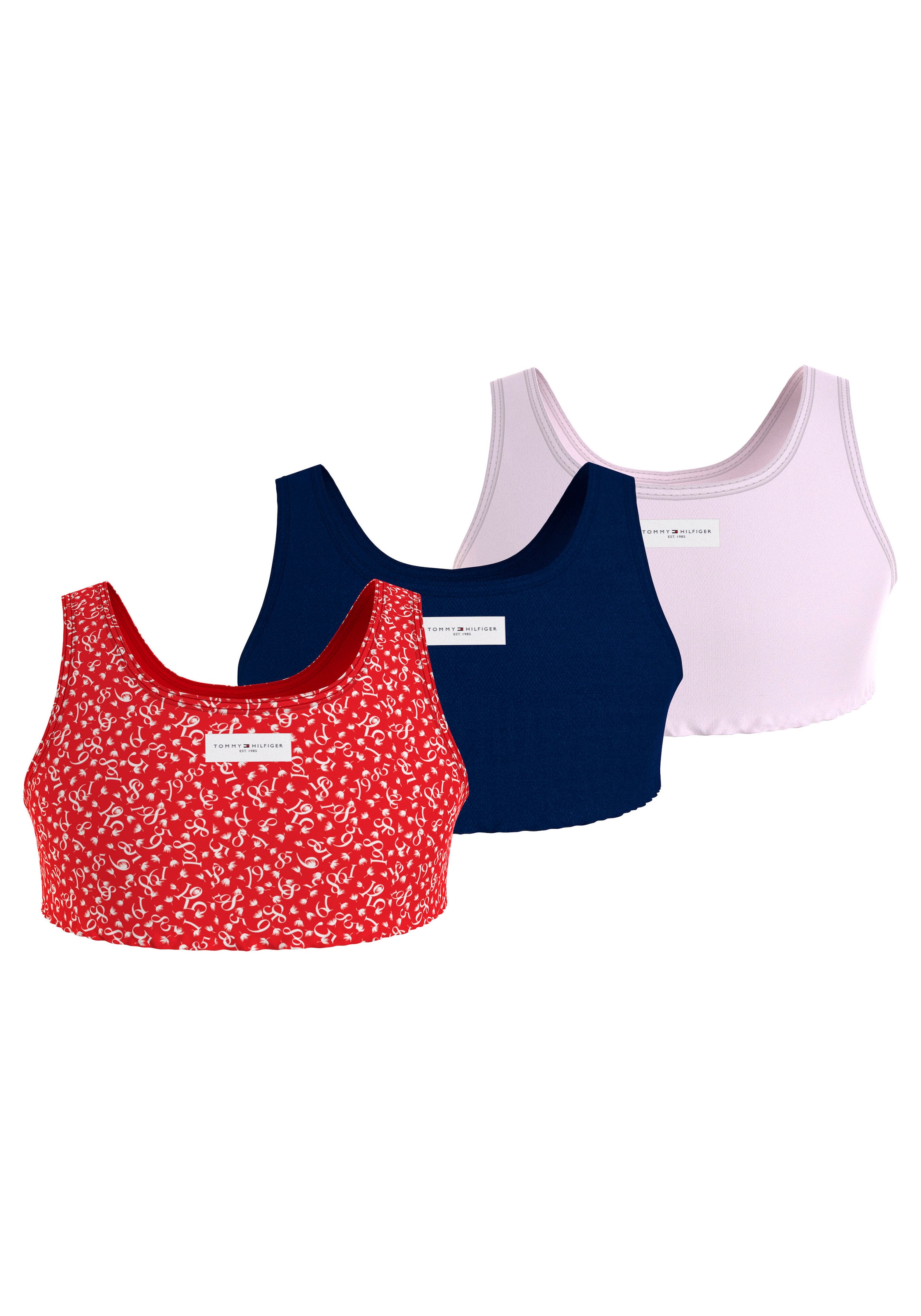 mit ▷ Hilfiger »3P | für leichter Saum Underwear (Packung, 3er-Pack), Wellenkante am Tommy Bustier BAUR BRALETTE«,