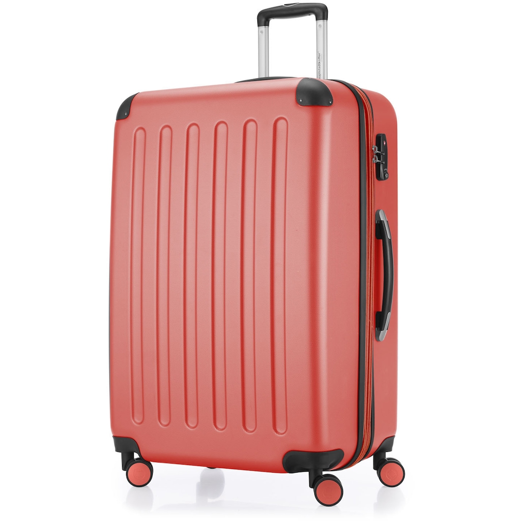 Hauptstadtkoffer Hartschalen-Trolley »Spree, 75 cm, korall«, 4 Rollen