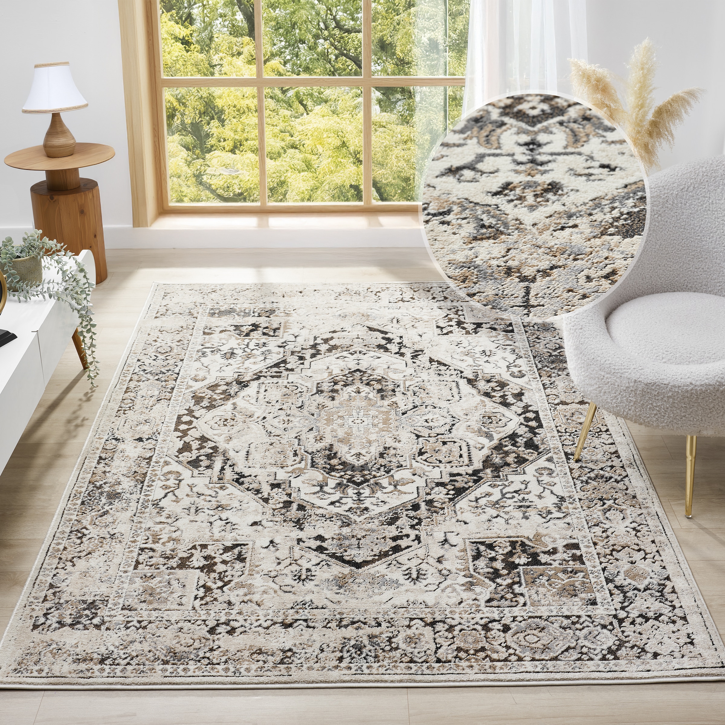 OTTO home Teppich "Kylan, Hoch-Tief-Struktur, dezenter Glanz" rechteckig 9 günstig online kaufen