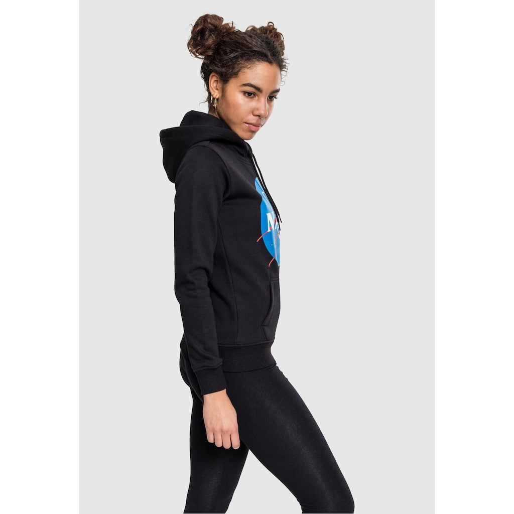 MisterTee Rundhalspullover »MisterTee Damen Ladies NASA Insignia Hoody«, (1 tlg.)