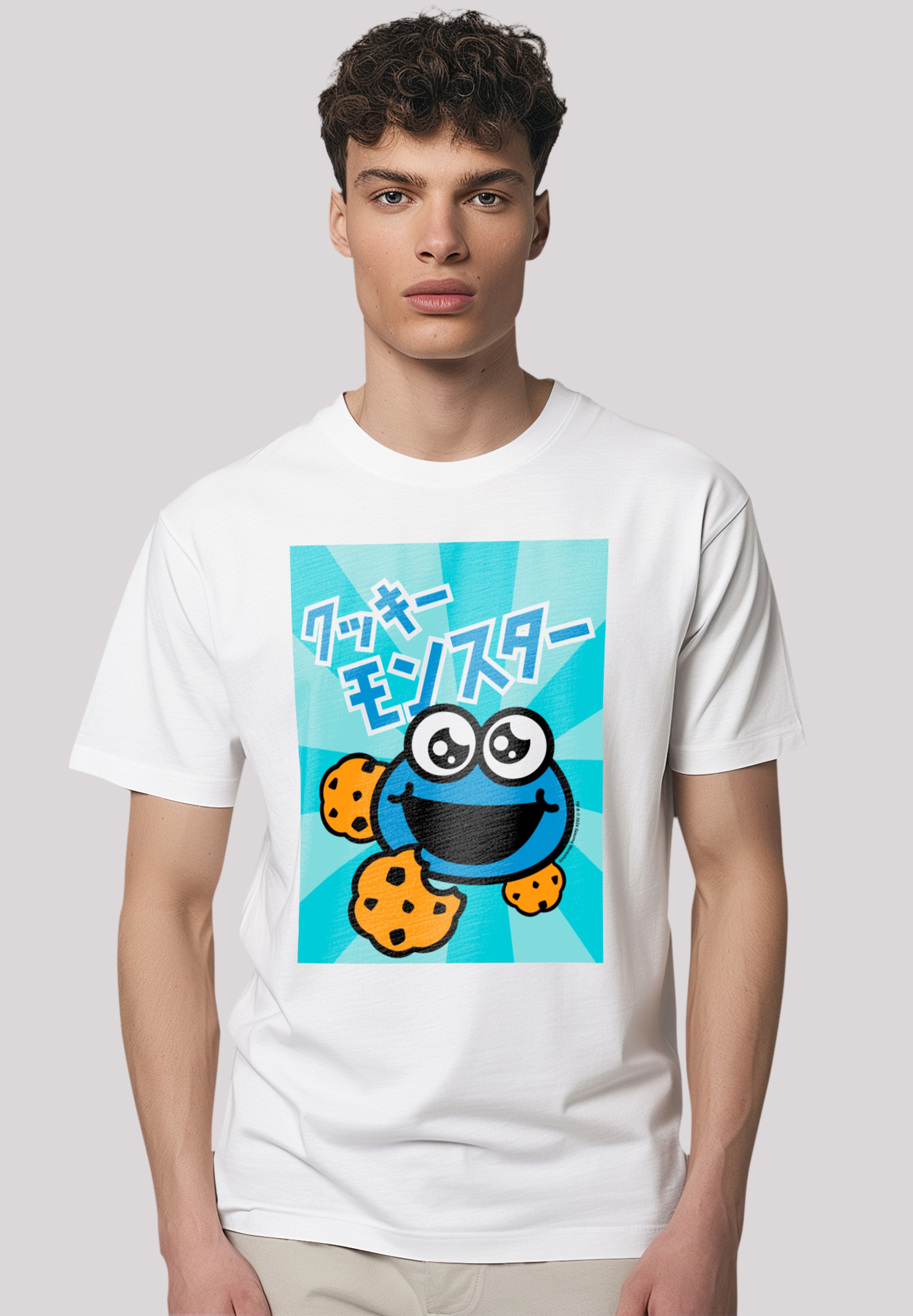 F4NT4STIC T-Shirt "Sesamstraße Cookie Monster Anime", Premium Qualität günstig online kaufen