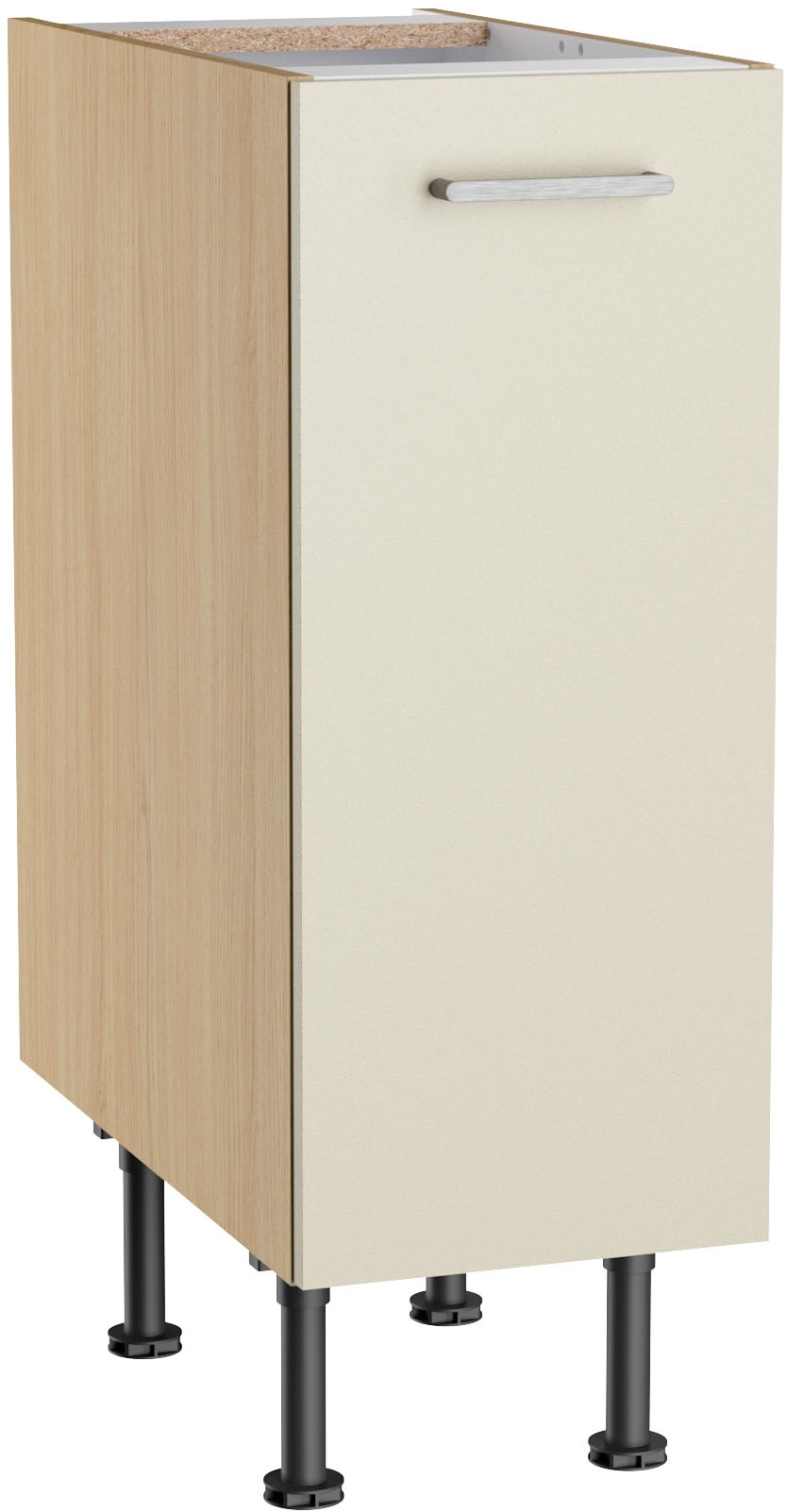 KOCHSTATION "KS-Lucy" Breite 30 cm, mit 1 Auszug, Soft-Close, höhenverstellbare Füße