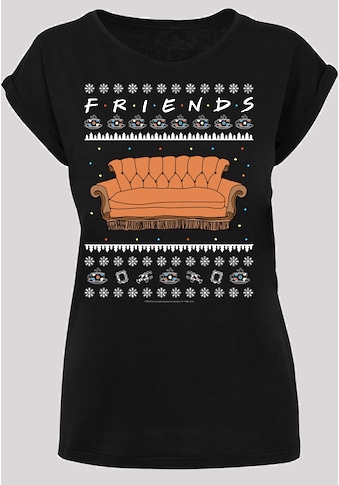 F4NT4STIC Kurzarmshirt »Damen Friends Fair Isle ...