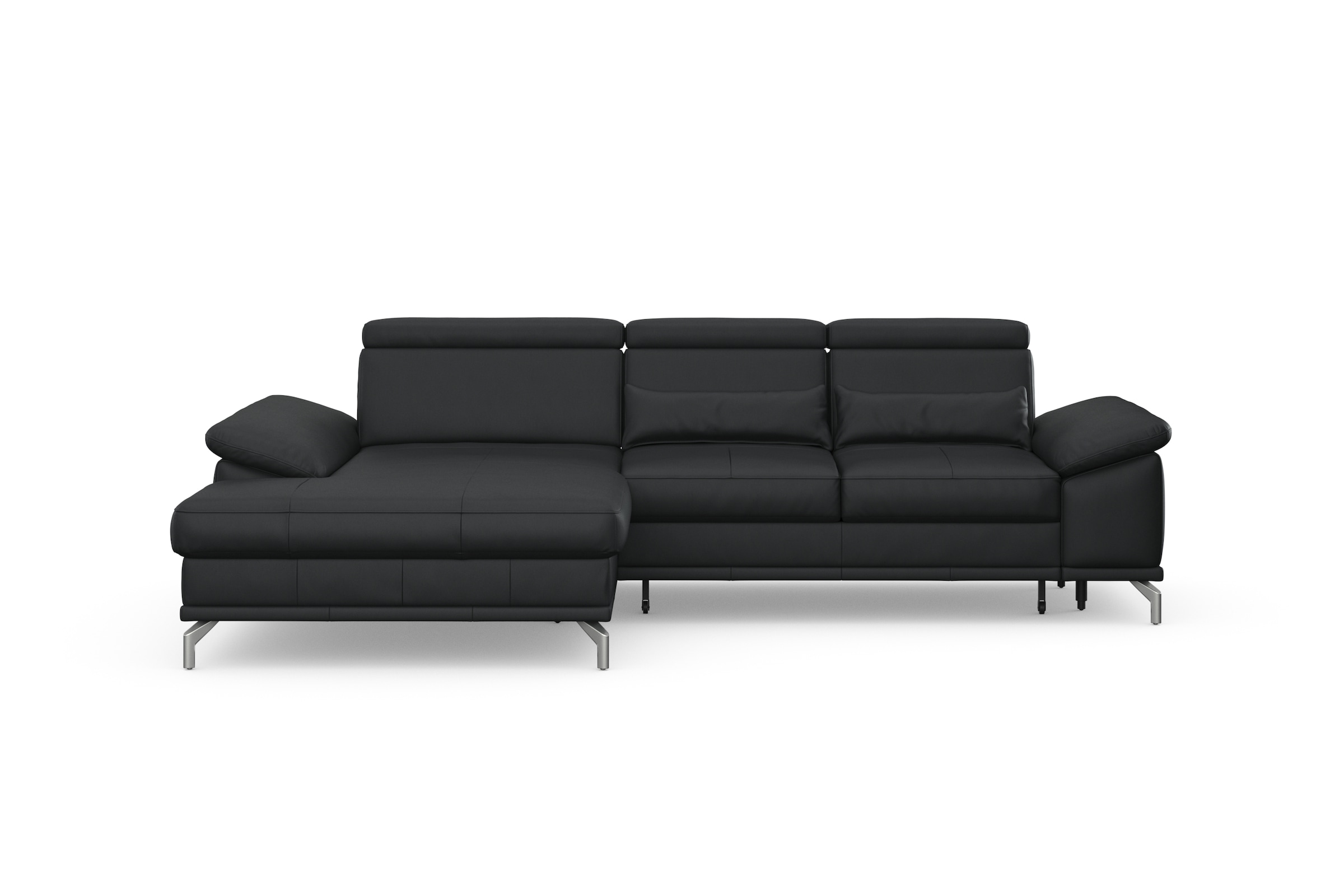 sit&more Ecksofa Cabrio L-Form, mit Sitztiefenverstellung, Arm- und Kopftei günstig online kaufen