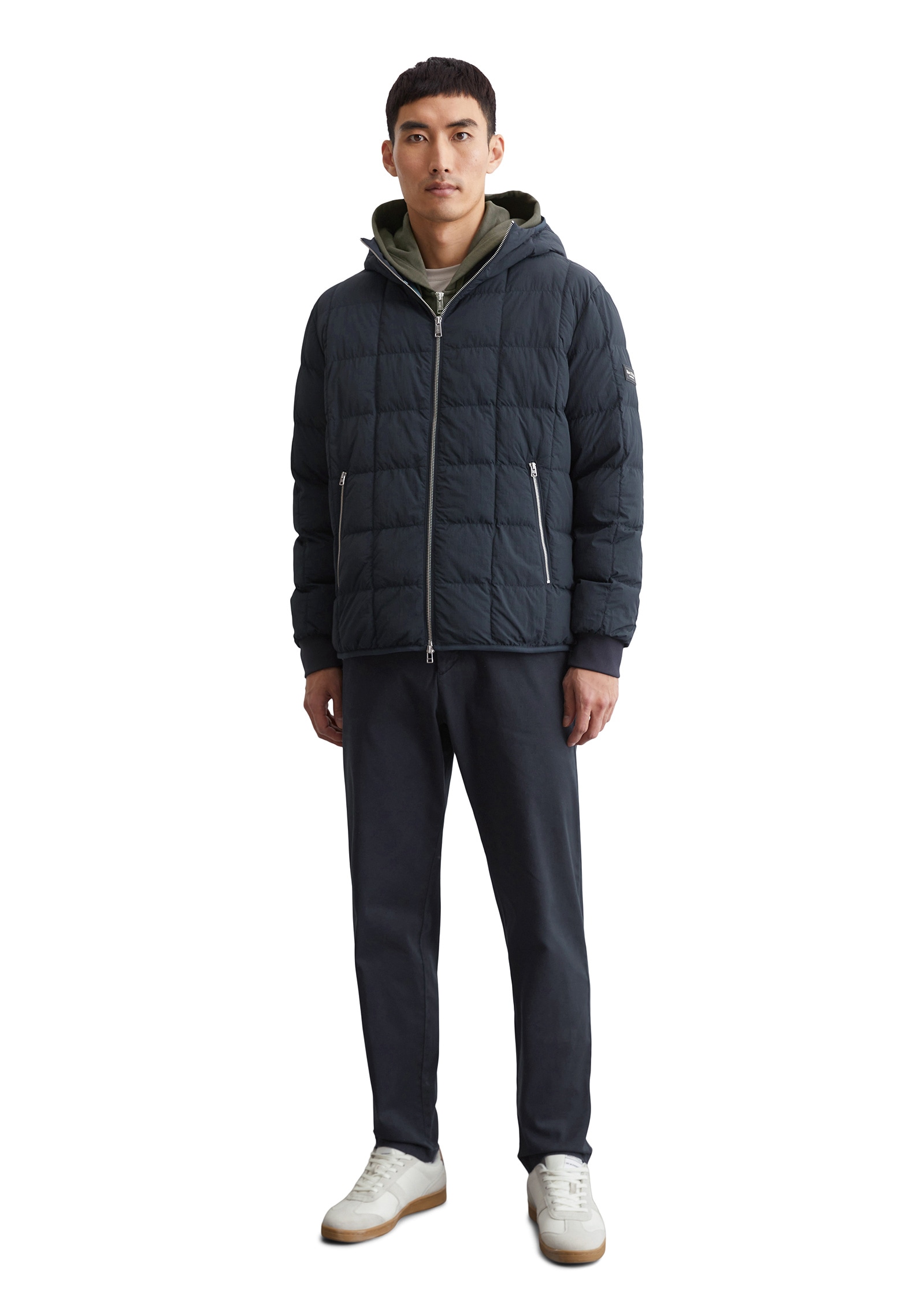 Marc O'Polo Outdoorjacke »aus wasserabweisendem, recyceltem Material«