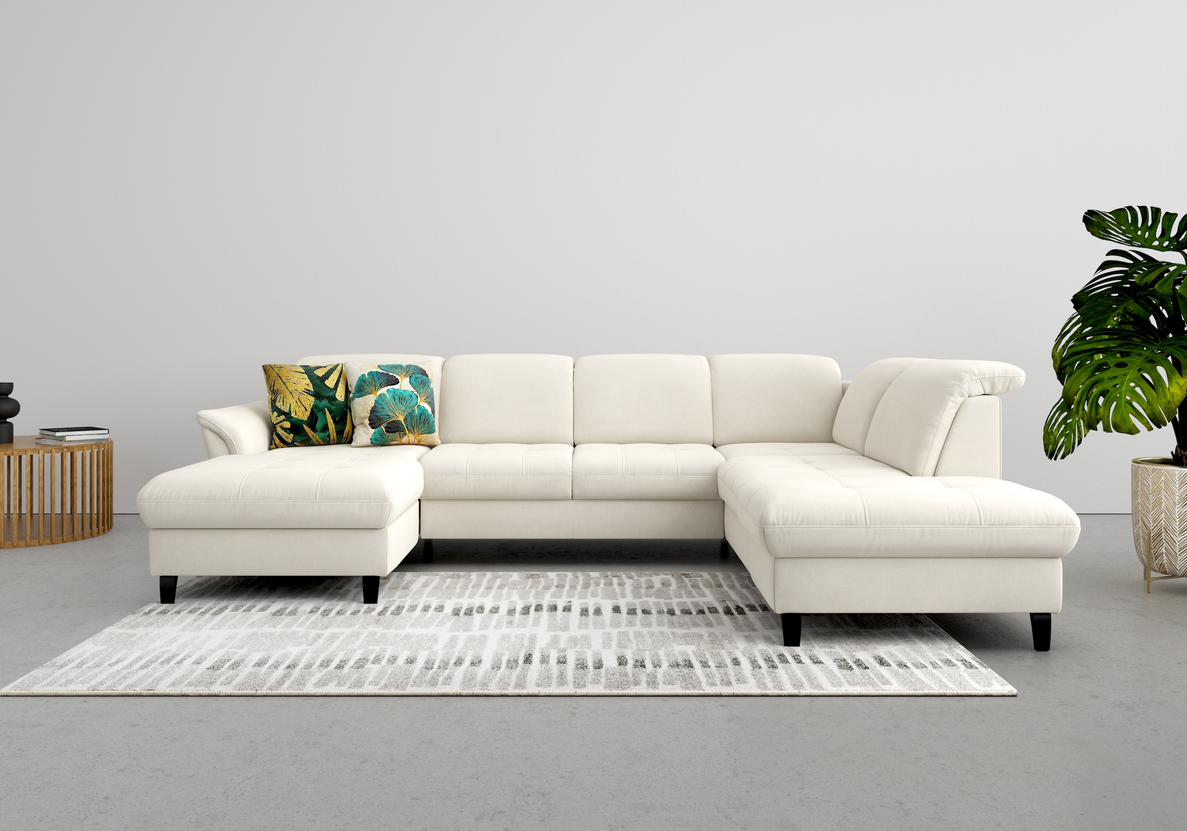 sit&more Wohnlandschaft "Maggiore U-Form" wahlweise mit Kopfteilverstellung günstig online kaufen