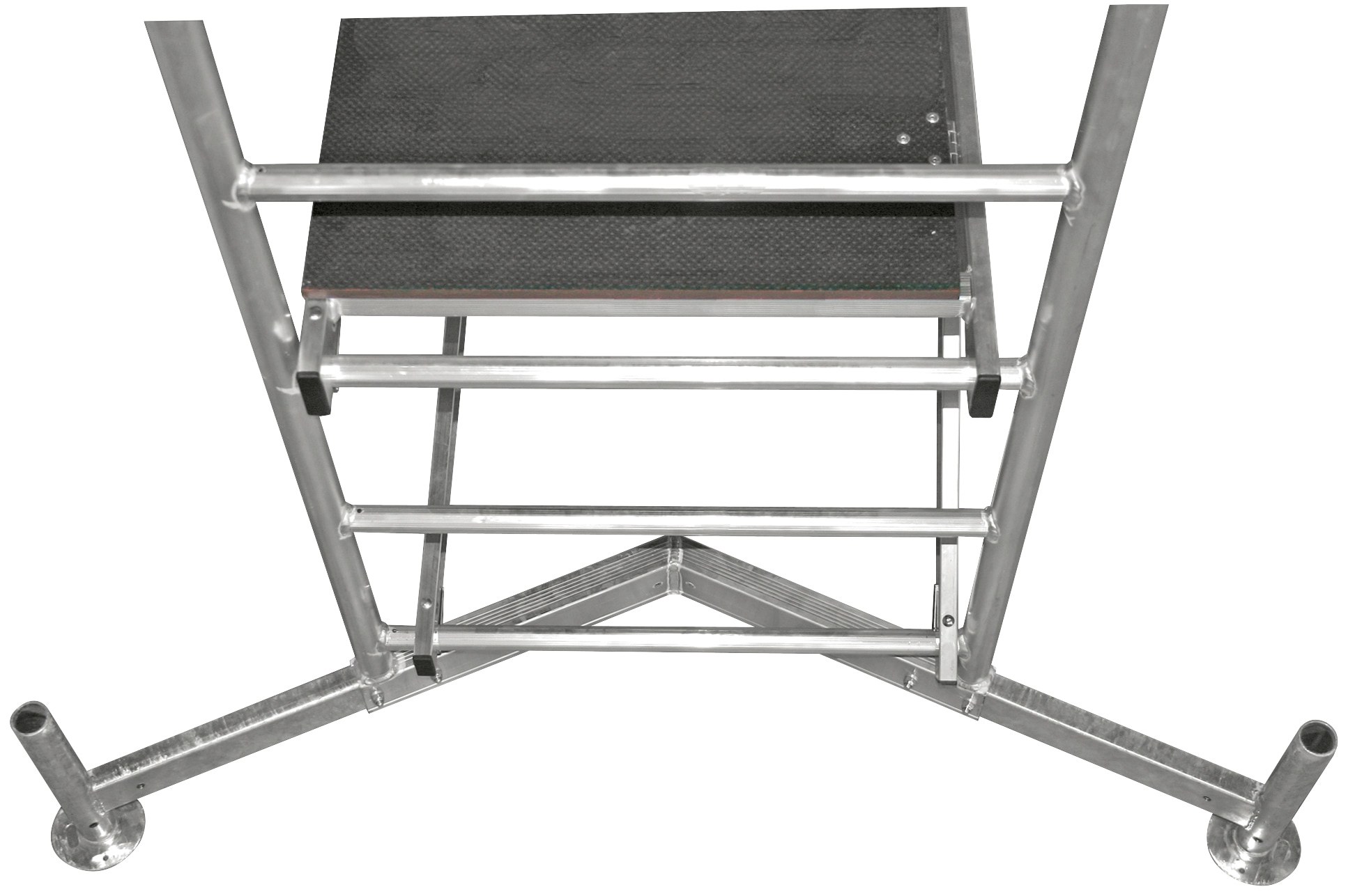KRAUSE Arbeitsgerüst »ClimTec System«, Komplettgerüst inkl. 1 Aufstockung, 2 Aufstockung + Fahrrollensatz