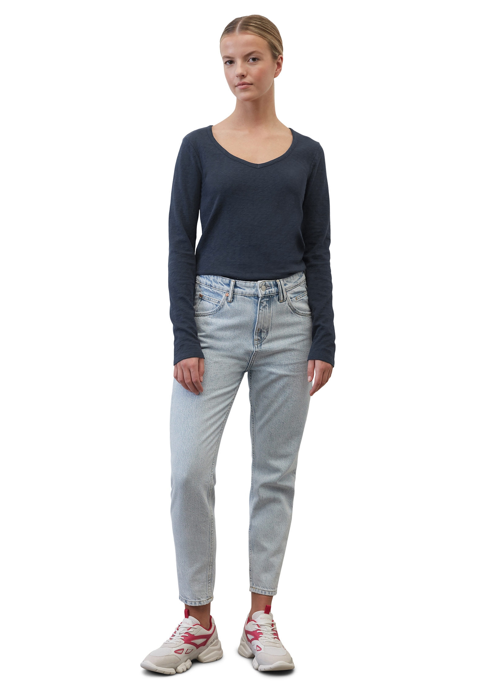Marc O'Polo DENIM Langarmshirt »aus Heavy Cosy Slub Jersey«