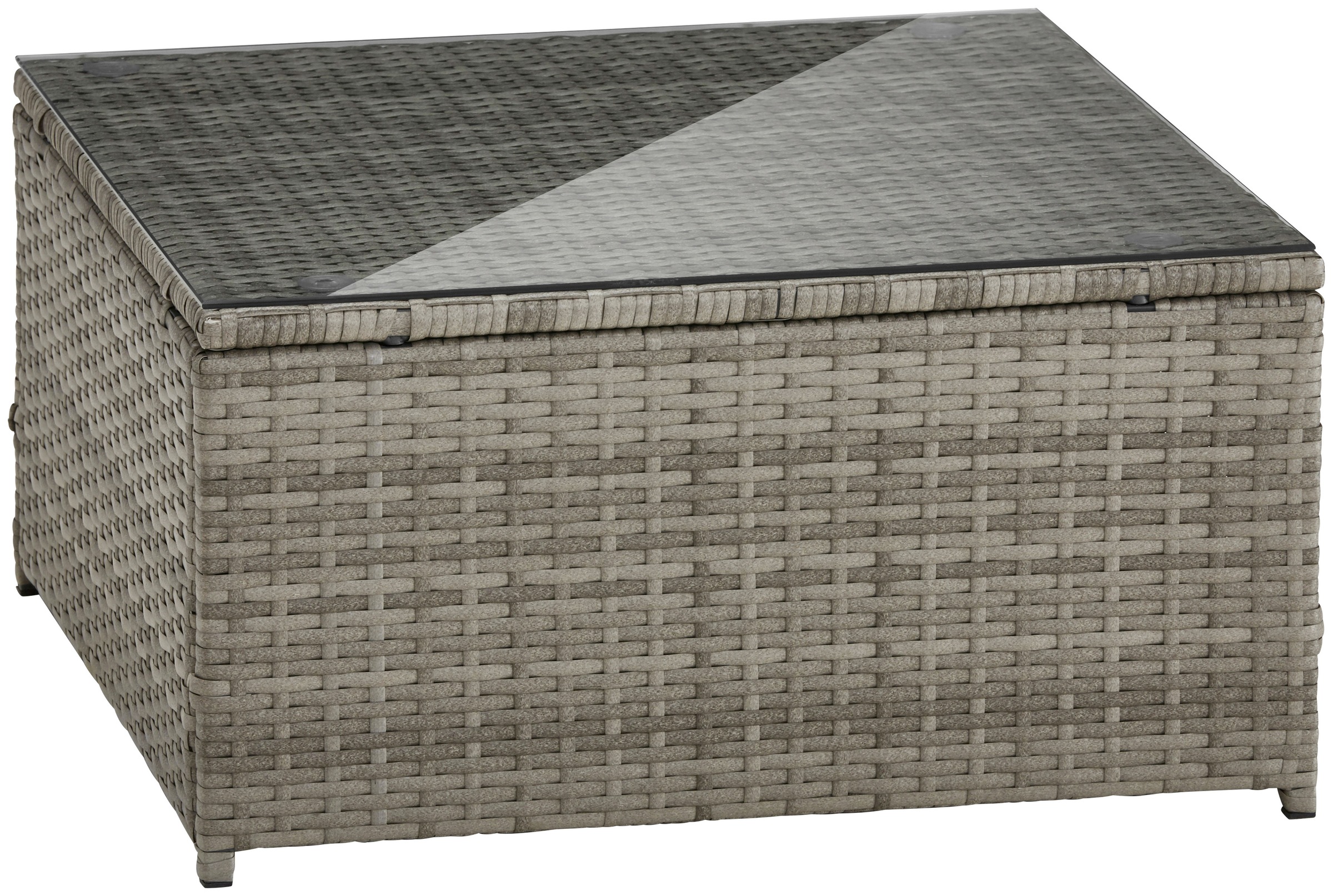 KONIFERA Gartenlounge-Set »Phoenix«, (8 tlg.), Ecklounge, Tisch 61x61 cm, Polyrattan