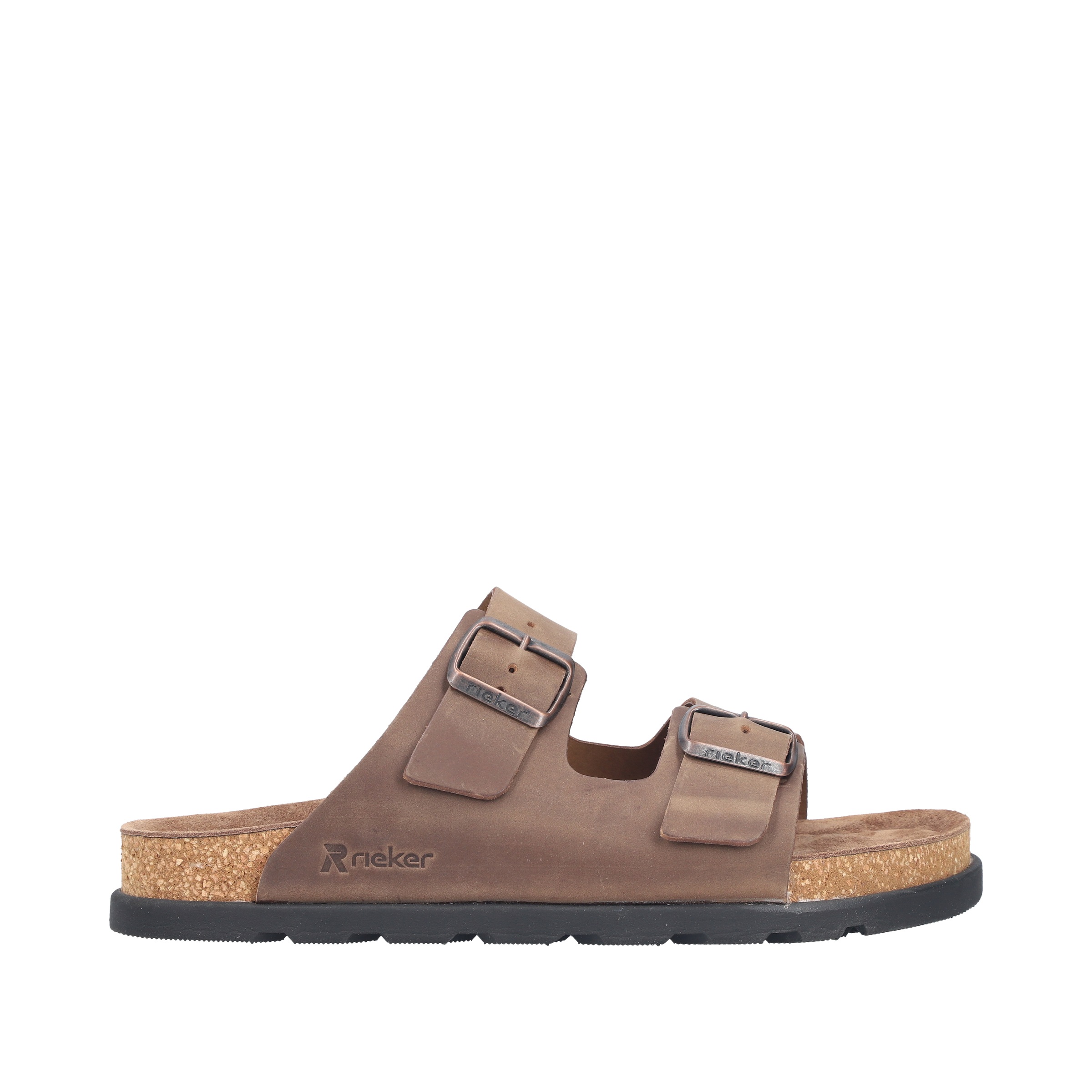 Rieker Pantolette  Sommerschuh, Strandschuh, Hausschuh mit bequemem Fußbett