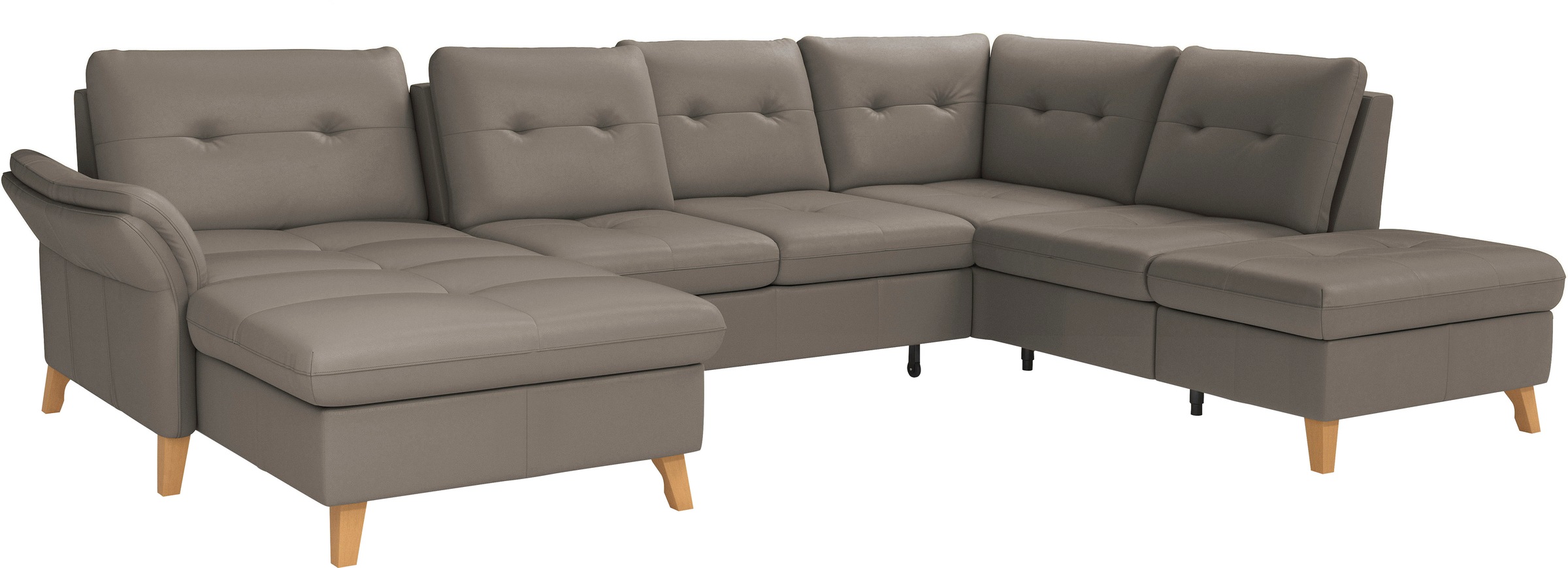 sit&more Wohnlandschaft »Göteborg«, inkl. Sitztiefenverstellung, wahlweise mit Bettfunktion & Bettkasten