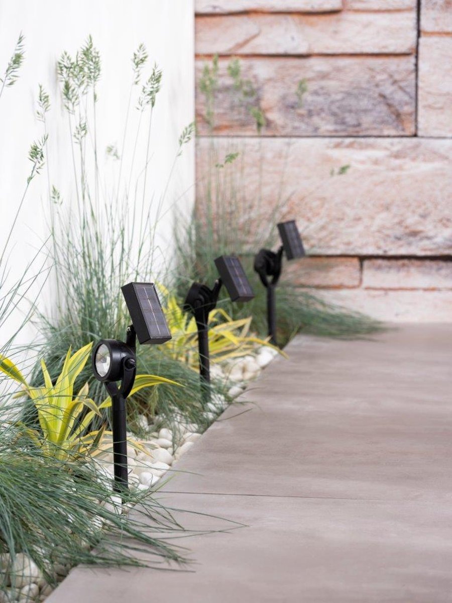 LUXFORM Gartenstrahler "Solar-Erdspießleuchte - Zamora - 3 Stück - LED" LED günstig online kaufen