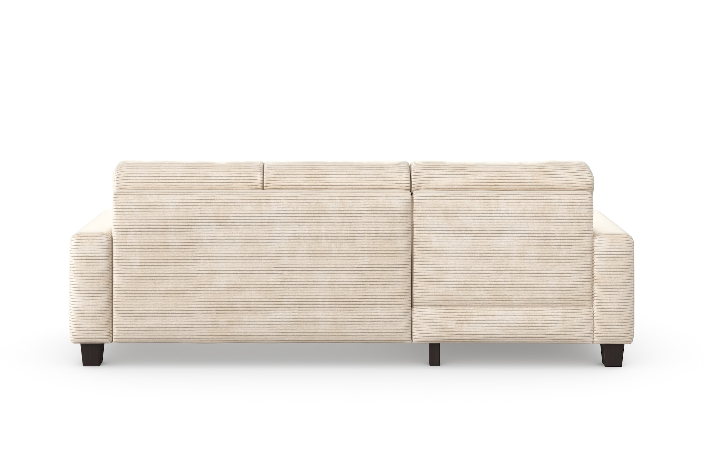 Home affaire Ecksofa »Summer L-Form«, mit Recamiere, mit oder ohne Bettfunktion und Bettkasten, Cord-Bezug