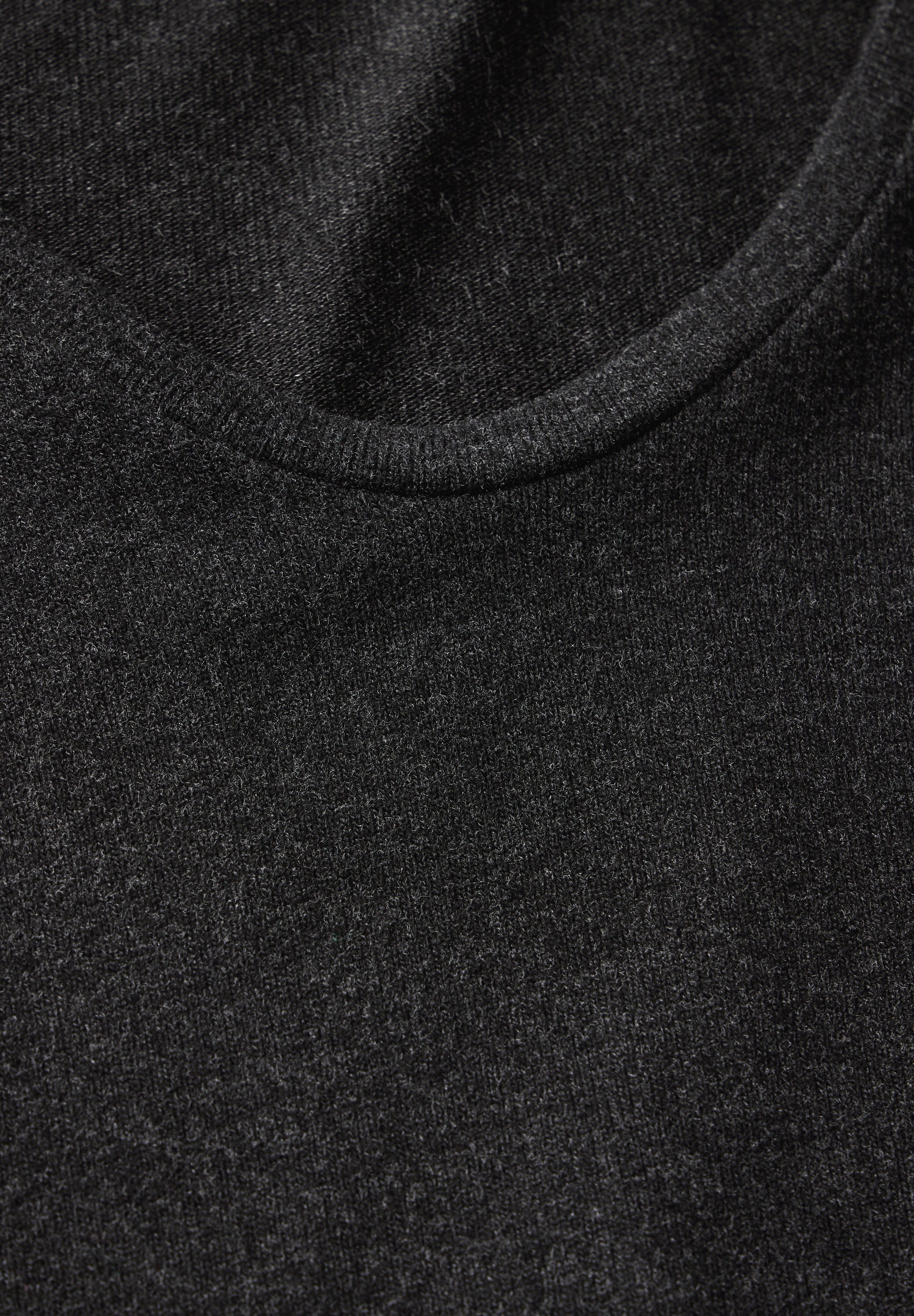 STREET ONE STUDIO Langarmshirt, aus softem Materialmix