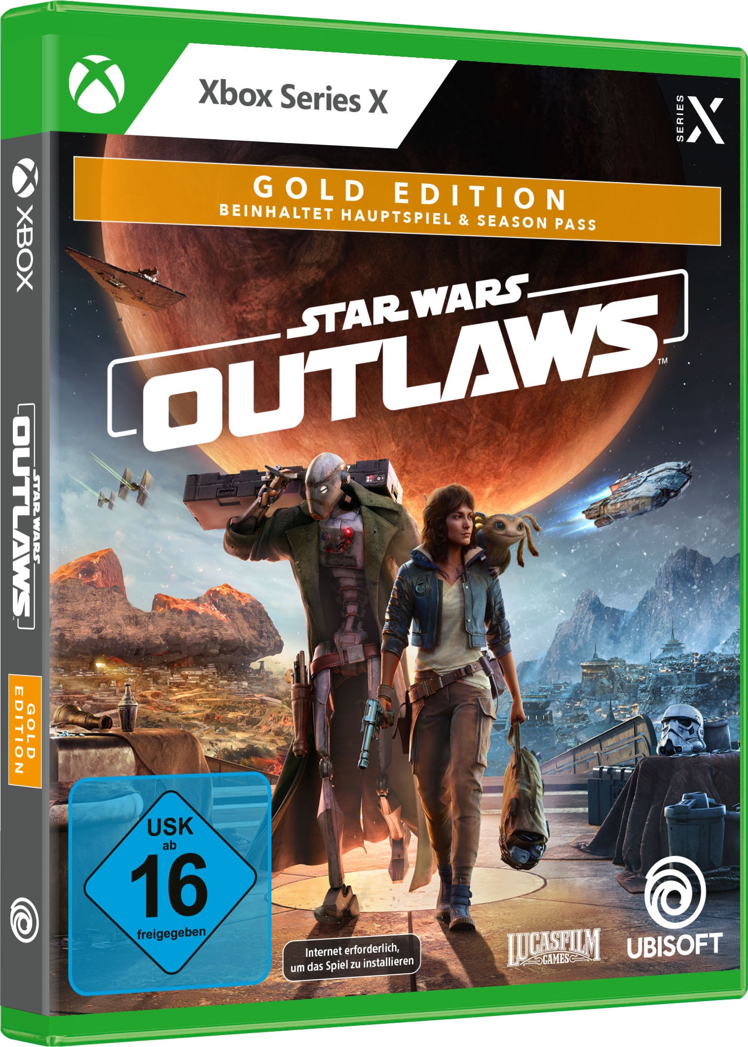 UBISOFT Spielesoftware »Star Wars Outlaws Gold Edition«, Xbox Series X