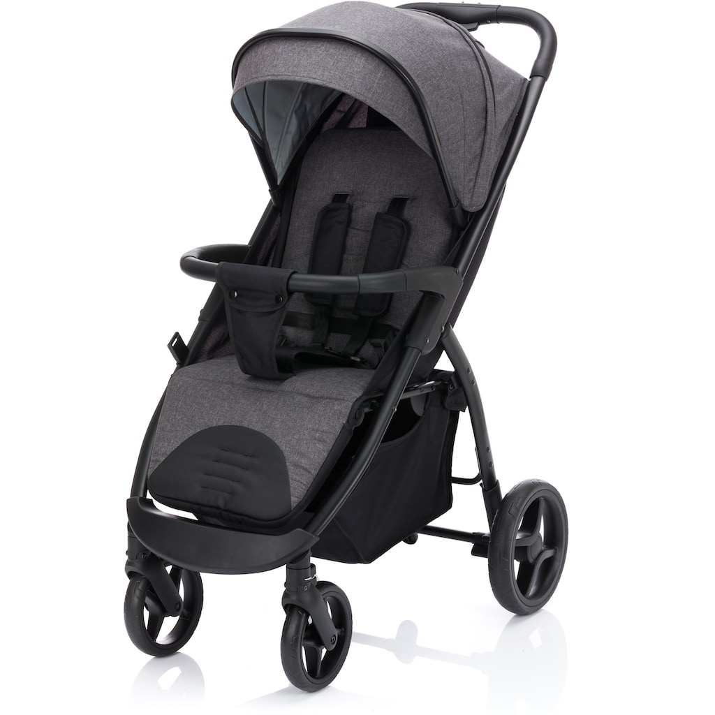 Fillikid Kinder-Buggy »Driver, dunkelgrau melange«, Kinderwagen, Sportwagen