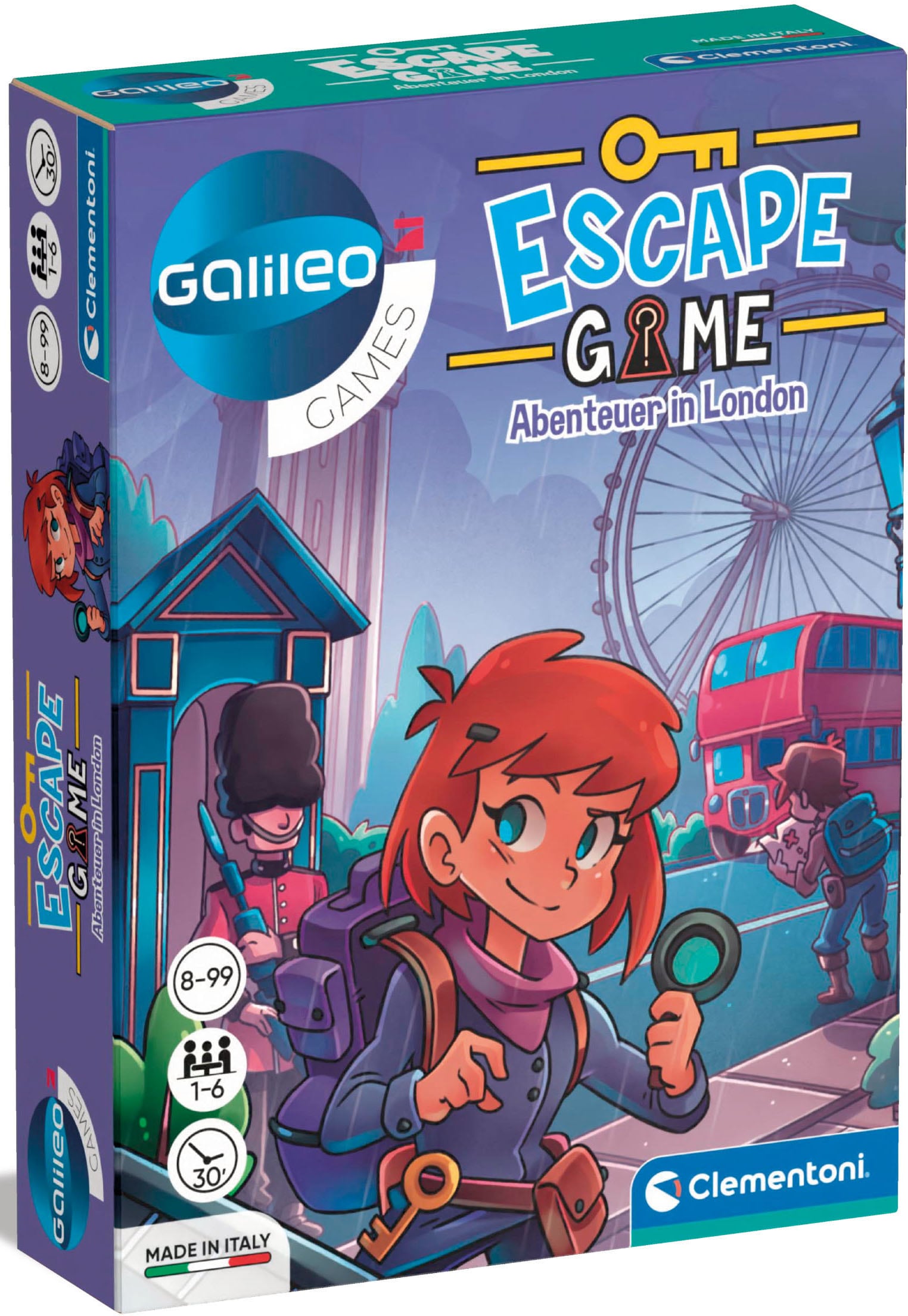 Clementoni® Spiel »Galileo, Escape Game Abenteuer in London«, Made in Europe