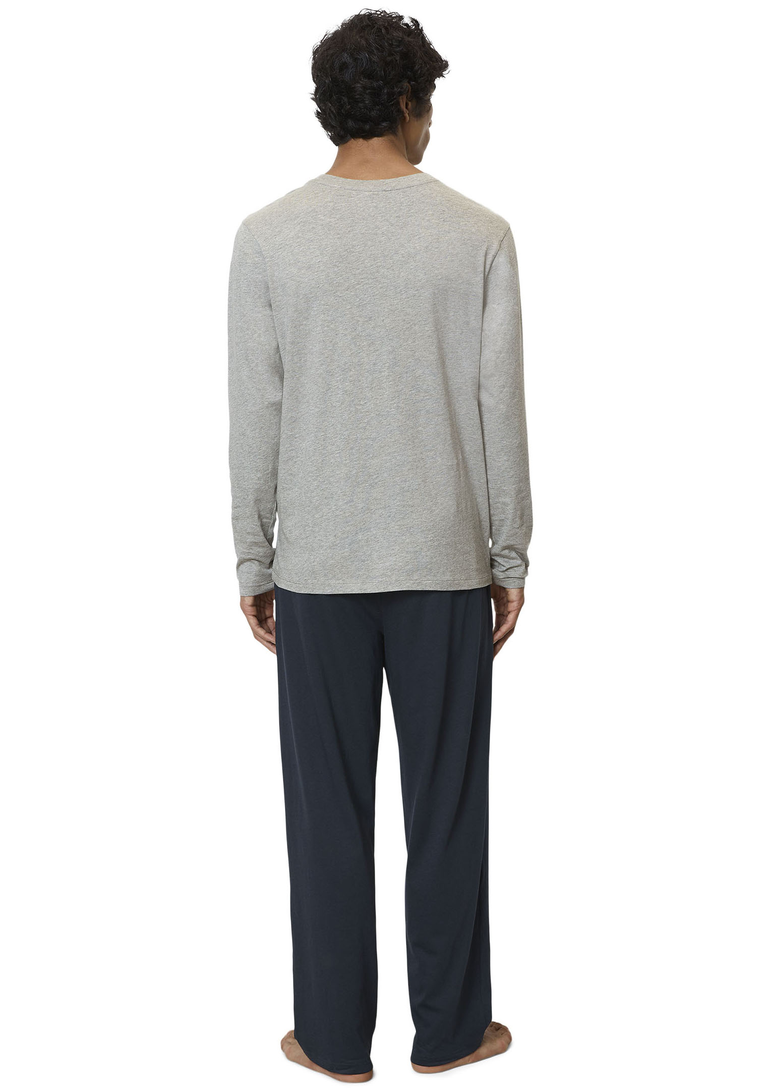 Thumbnail - Marc OPolo Pyjama "Mix & Match Cotton" Set, 2 tlg. mit Markenlogo auf der Brust