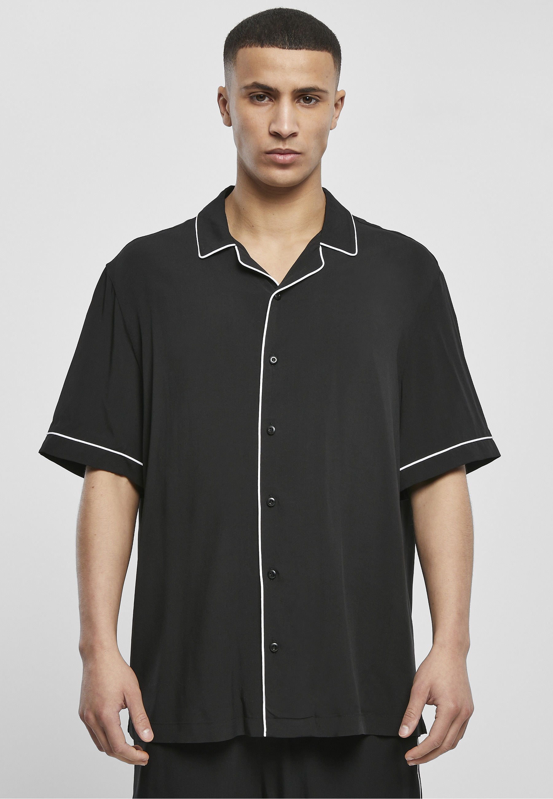 URBAN CLASSICS Karohemd »Urban Classics Herren Bowling Shirt« 1 Stk.