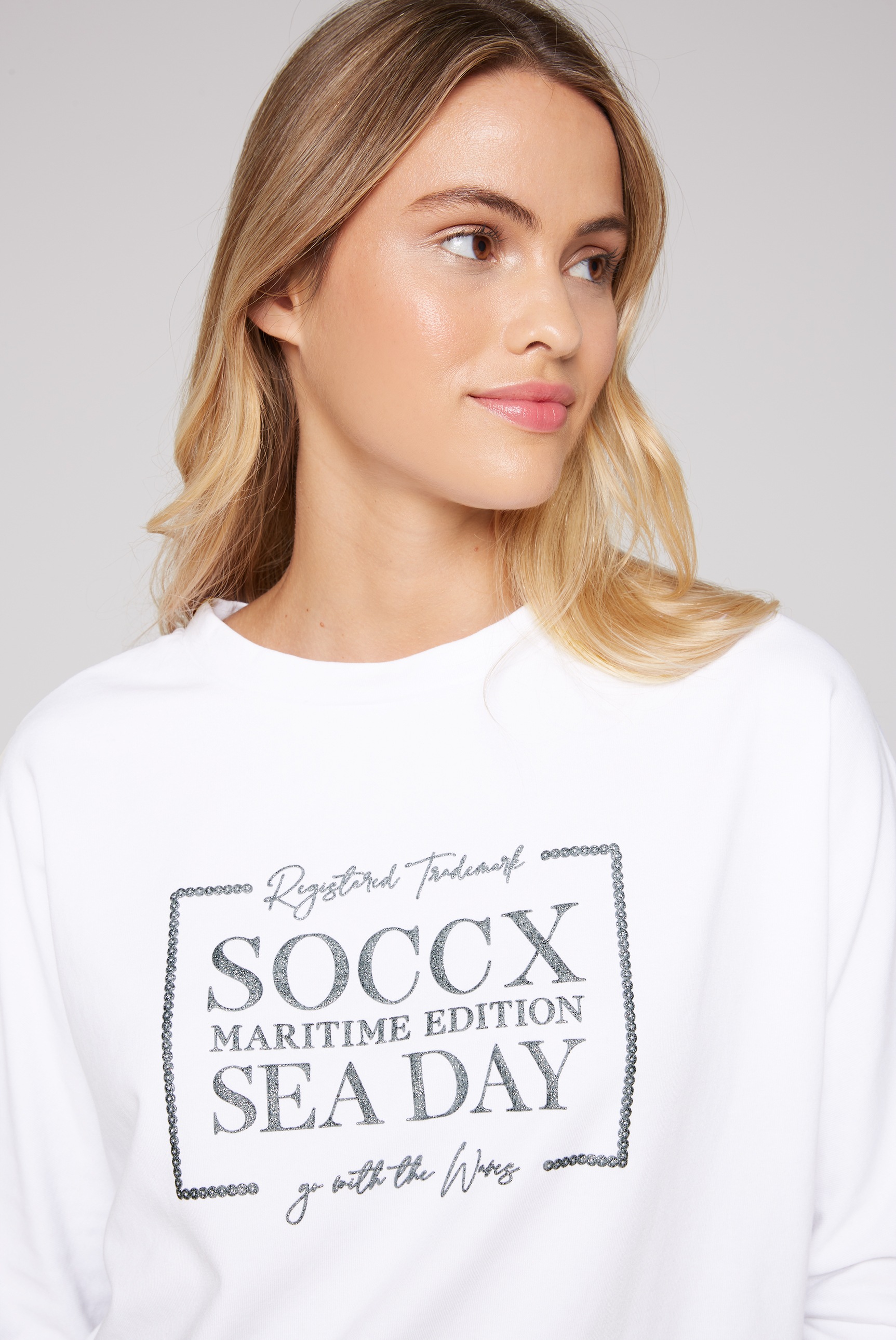 SOCCX Sweater, mit Baumwolle