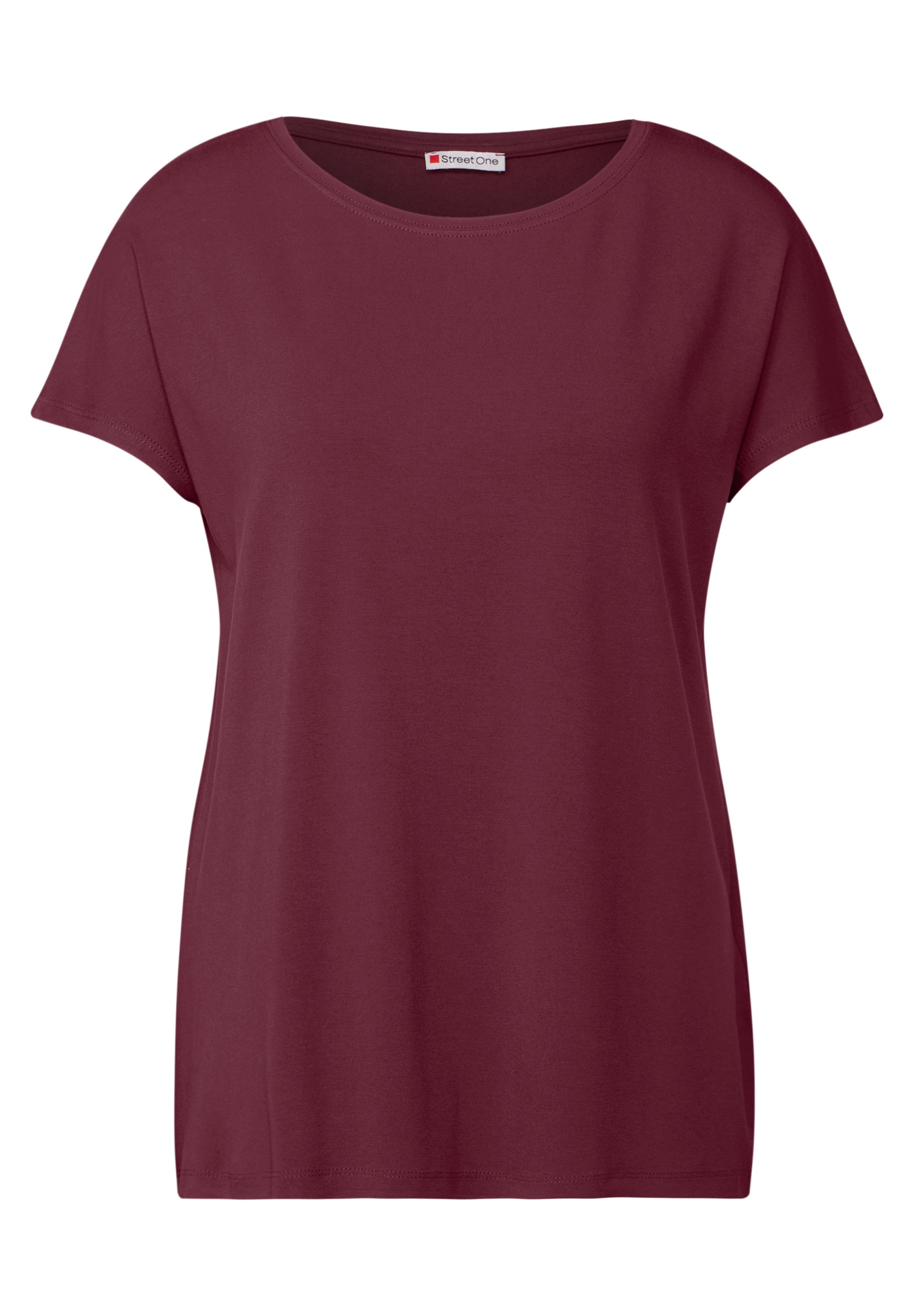 STREET ONE T-Shirt, mit U-Boot-Ausschnitt