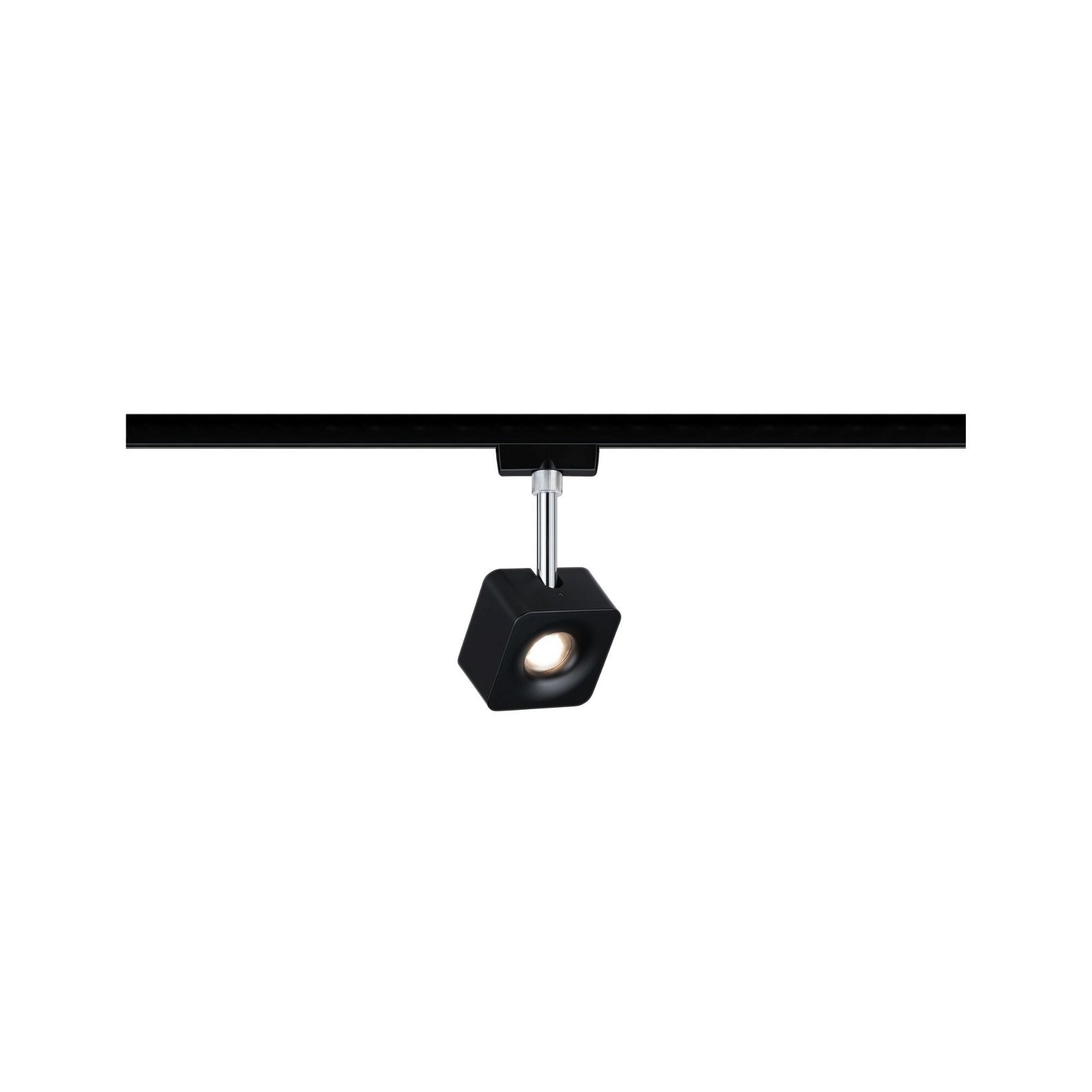 Paulmann Schienensystem-Leuchten »URail Schienenspot Cube 540lm 8W 2700K 230V Chrom matt, Chrom«, dimmbar, Einzelspot