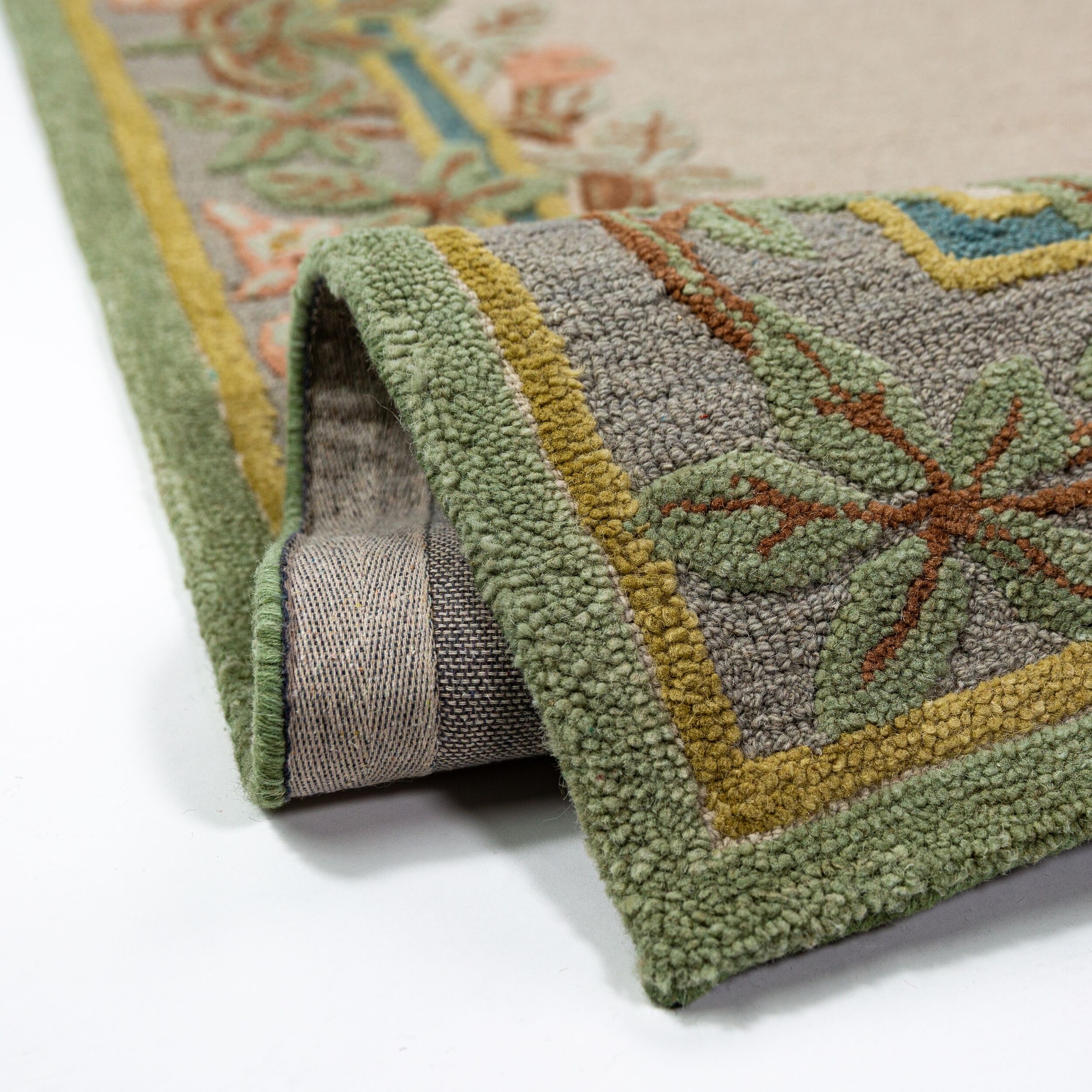 FLAIR RUGS Teppich »VERONA FLORAL WOOL« rechteckig 8 mm Höhe