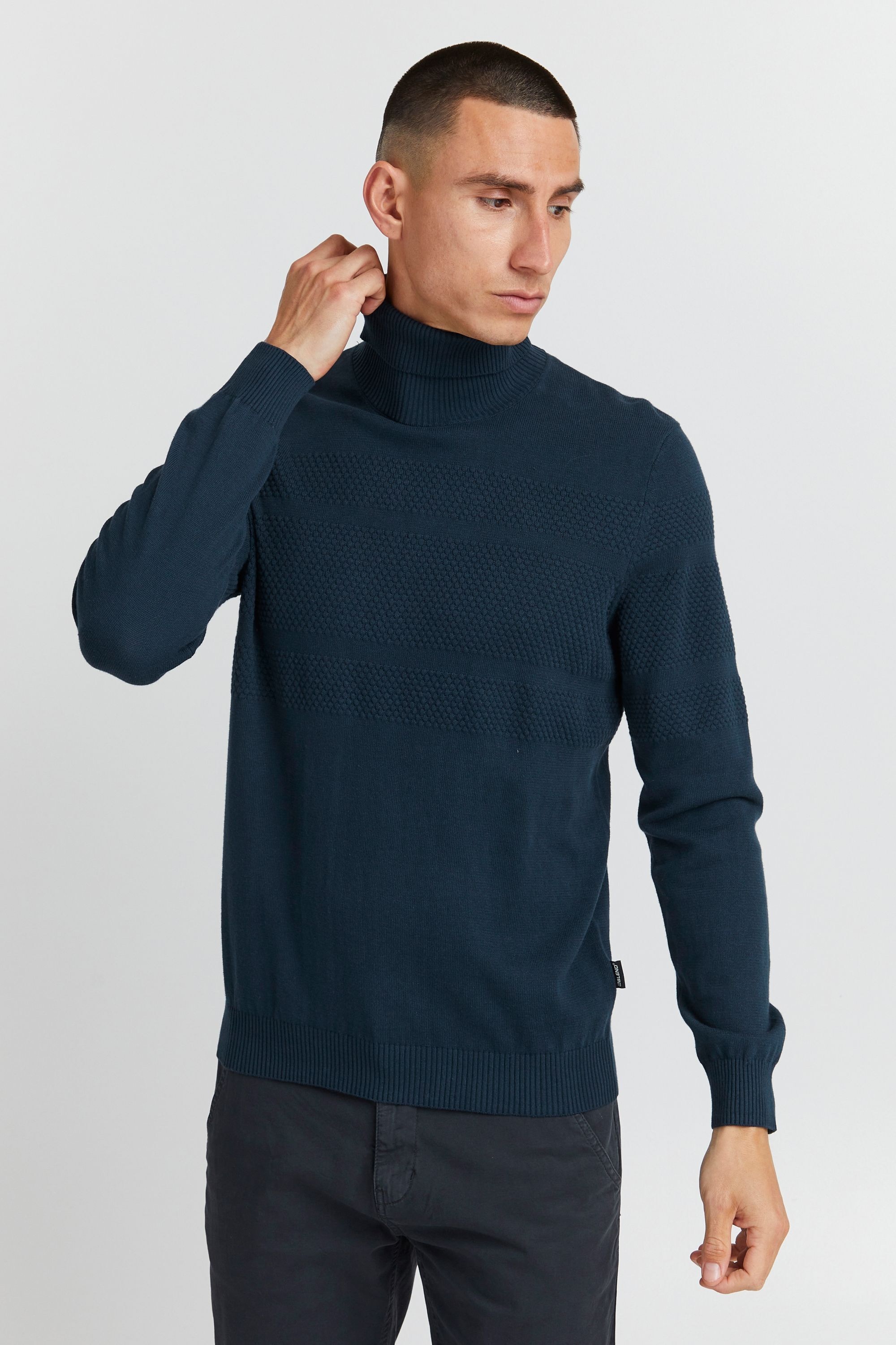 Blend Rollkragenpullover "BHPullover", Feinstrick Pullover mit Rollkragen günstig online kaufen