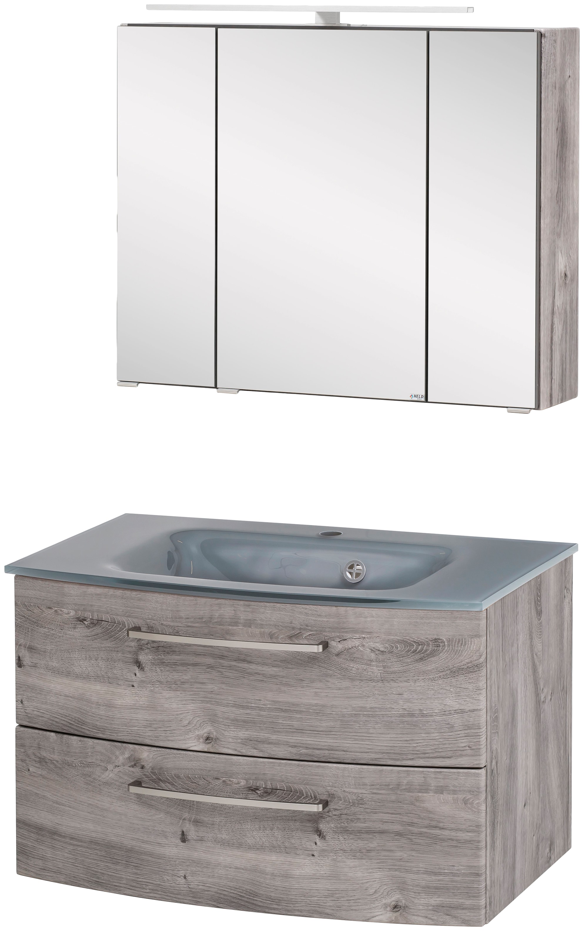 welltime Waschtisch-Set "Windau" Set, 2 Stk. tlg. Breite 80 cm günstig online kaufen