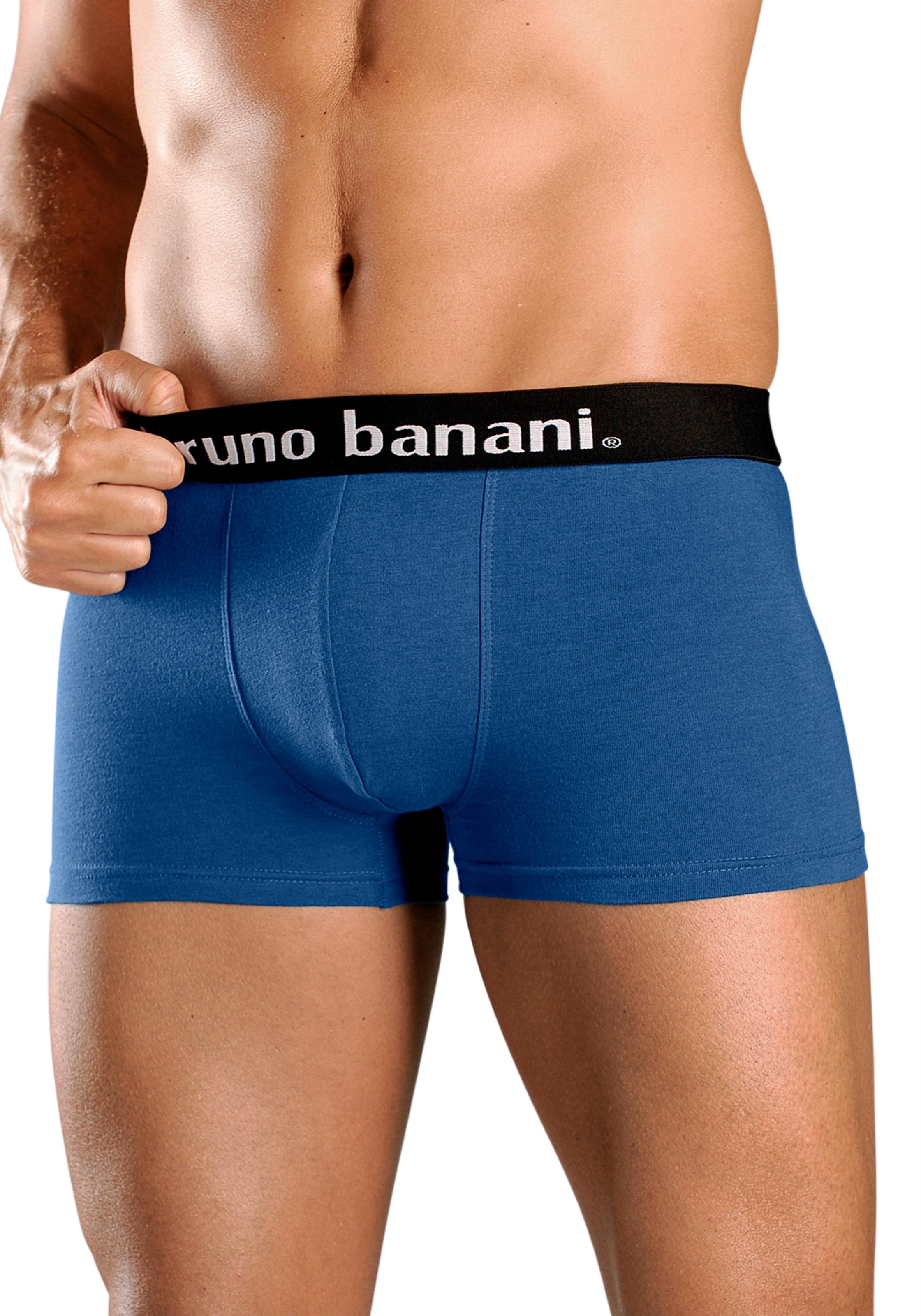 Bruno Banani Boxer, (Packung, 4 St.), mit Kontrast-Webbund