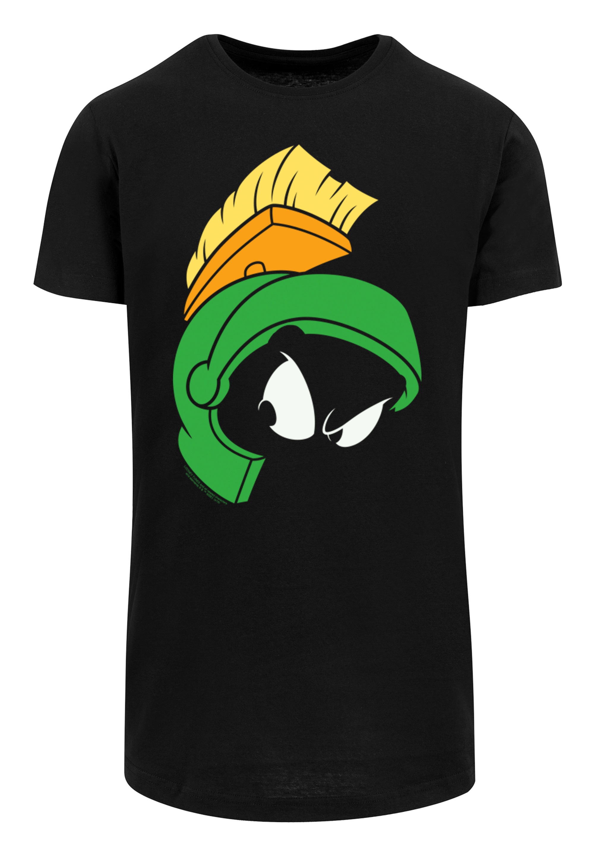 F4NT4STIC T-Shirt »Looney Tunes Marvin The Martian Face«, Herren,Premium Merch,Lang,Longshirt,Bedruckt