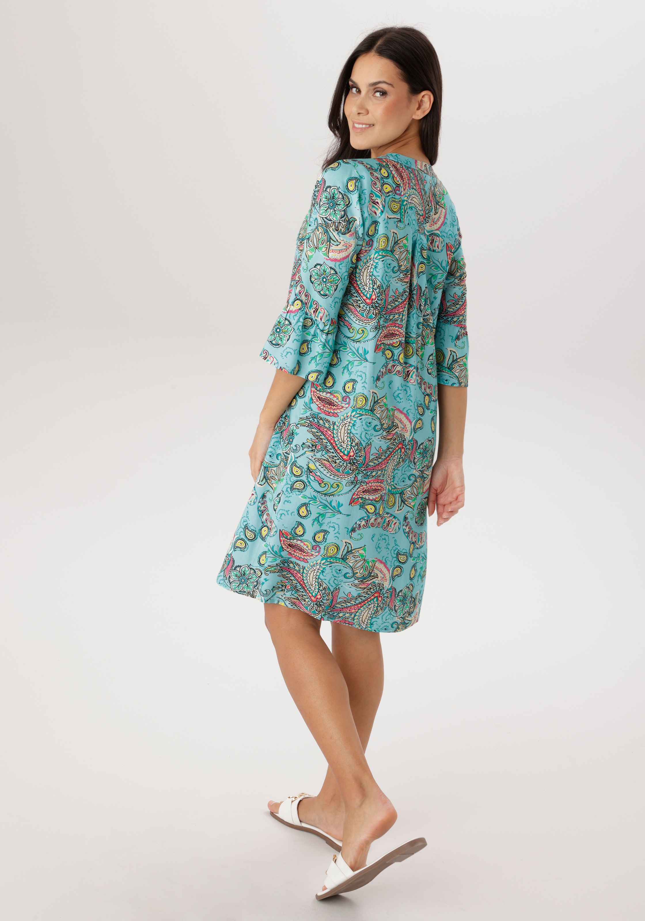 Aniston SELECTED Blusenkleid mit orientalisch inspirierter Paisleymusterung günstig online kaufen