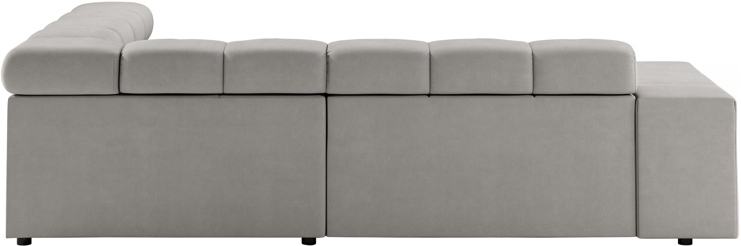 INOSIGN Ecksofa »Ancona, incl. Kopfteilverstellung + 3 Zierkissen, L-Form, bequem«, wahlweise motorische Sitztiefenverstellung, B/T(H: 249/215/70 cm