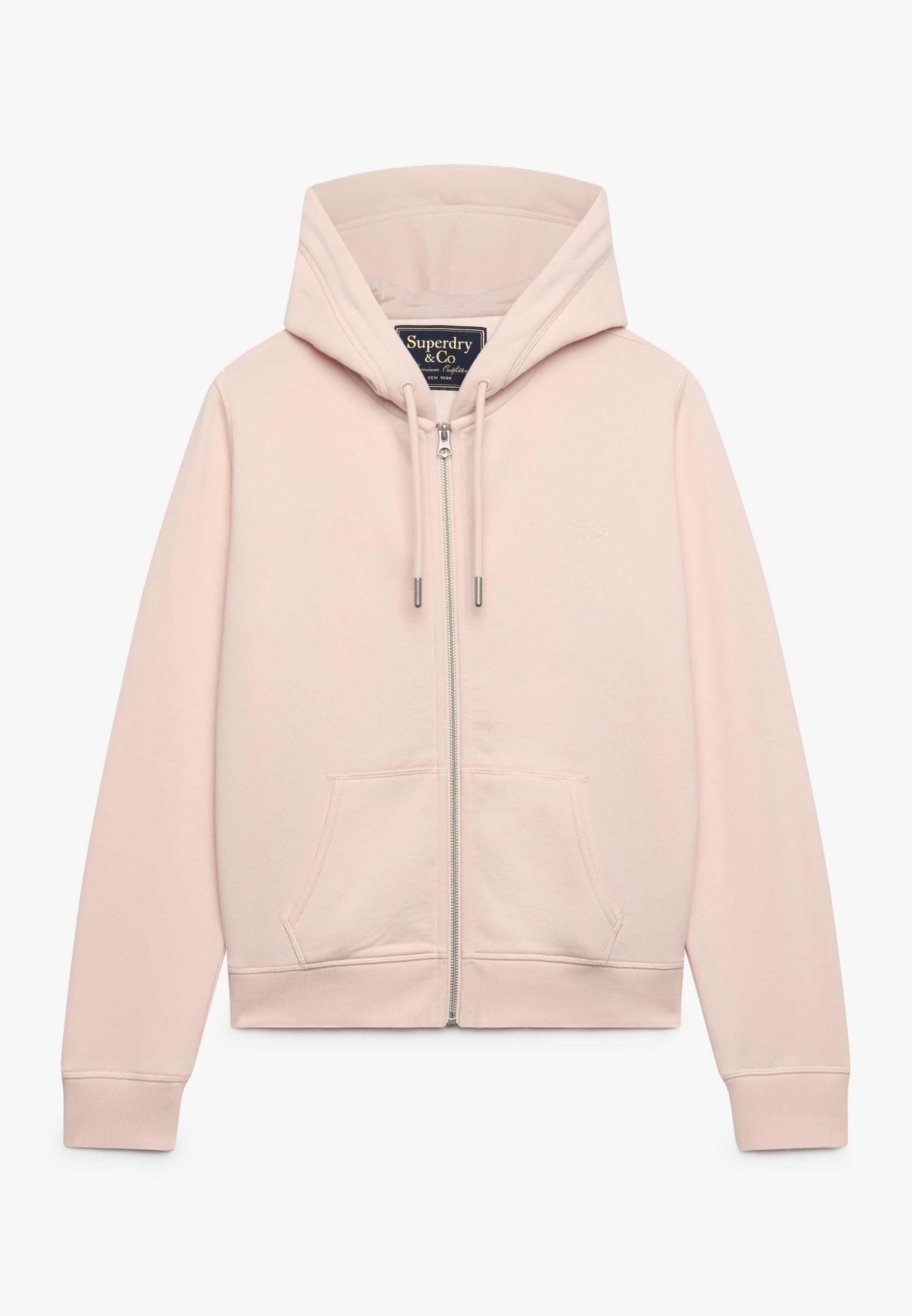 Superdry Kapuzensweatjacke »SIGNATURE EMB ZIPHOOD« Baumwollmischung, relaxed fit