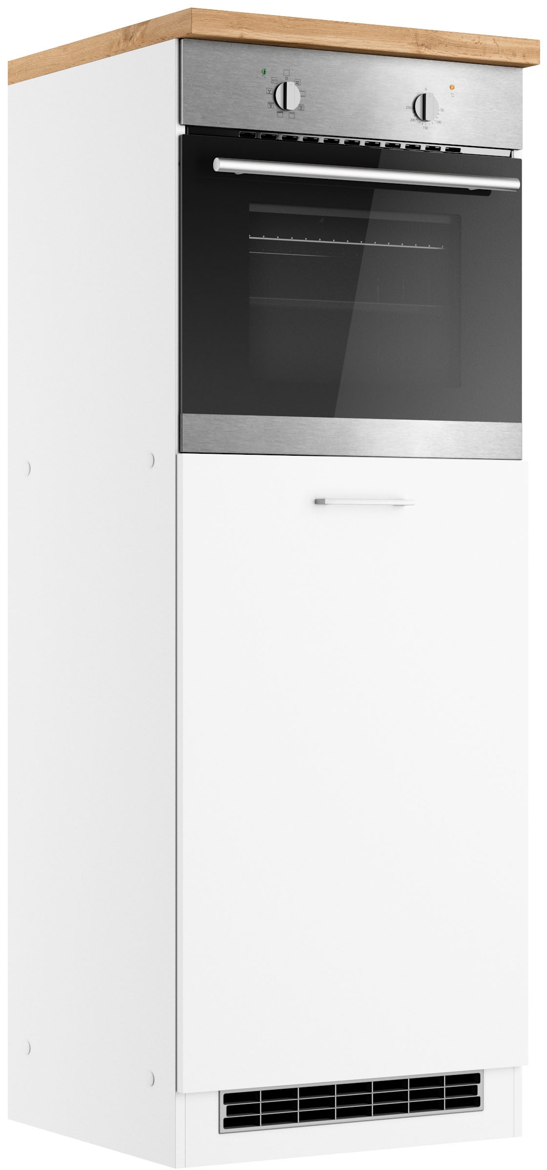 KOCHSTATION Backofenumbauschrank "KS-Milan" Ofenumbauschrank 60 cm, matte o günstig online kaufen