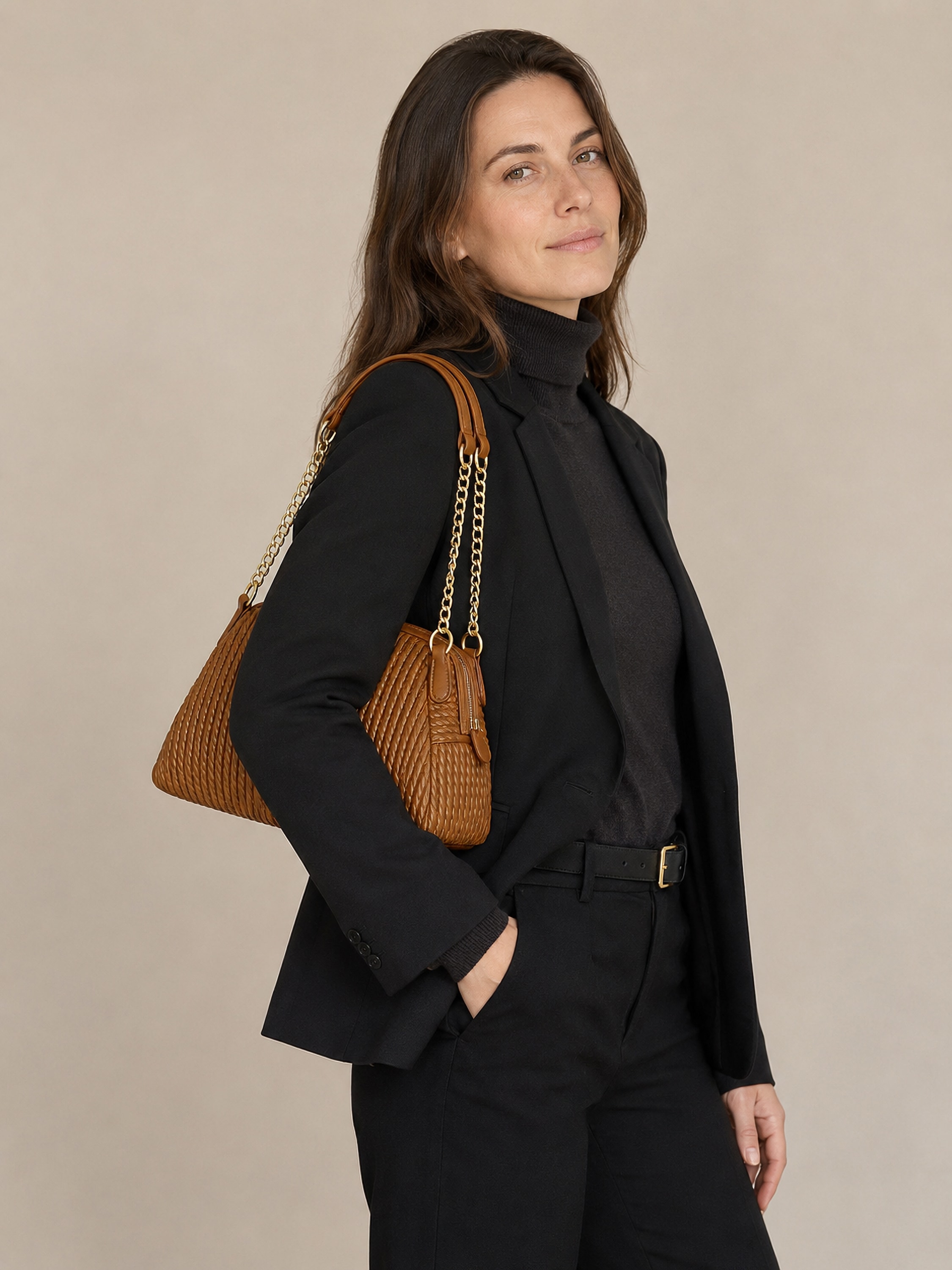 COLLEZIONE ALESSANDRO Schultertasche »Audrey« elegante Tasche in modischem Material