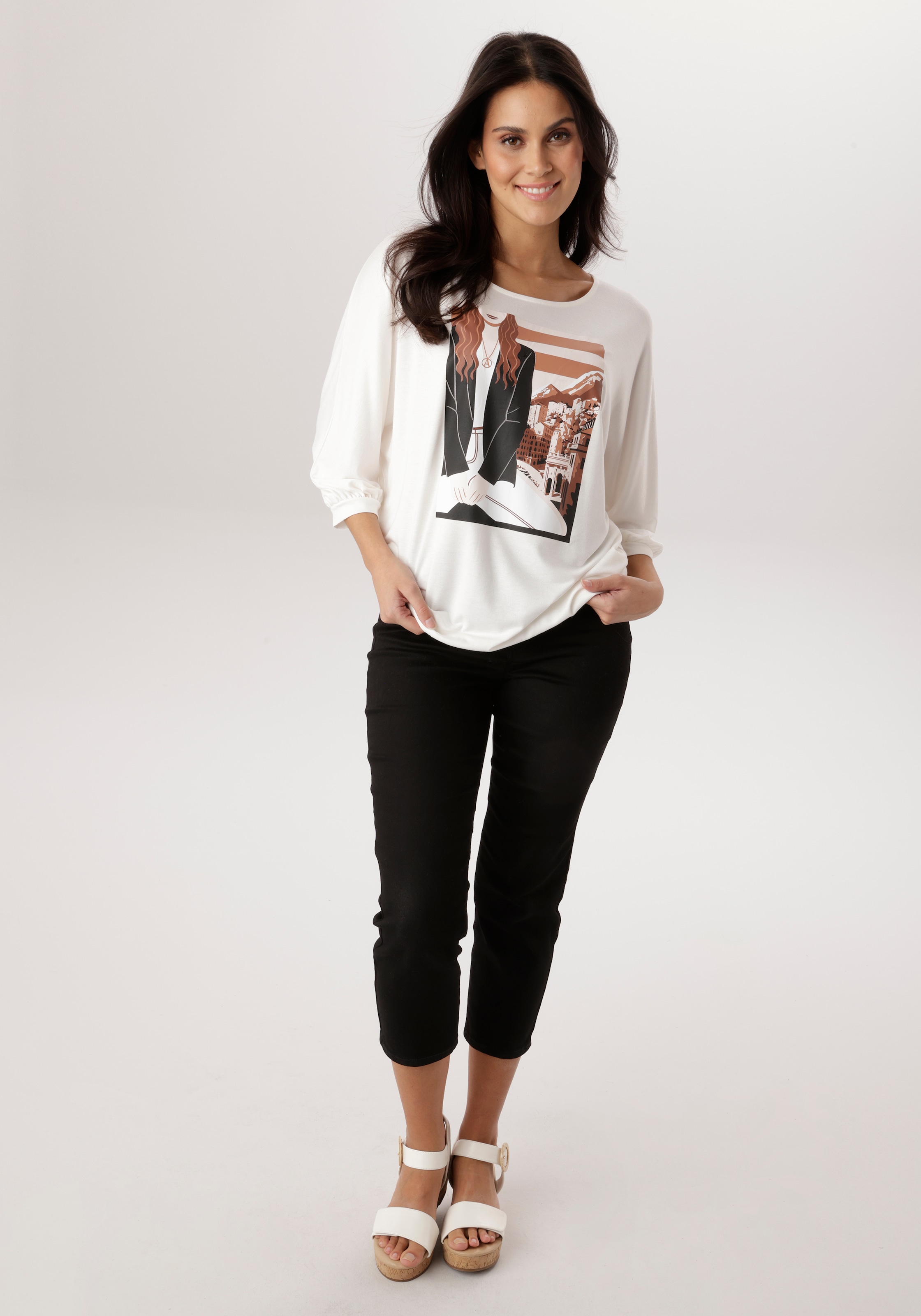 Aniston SELECTED Fledermausshirt